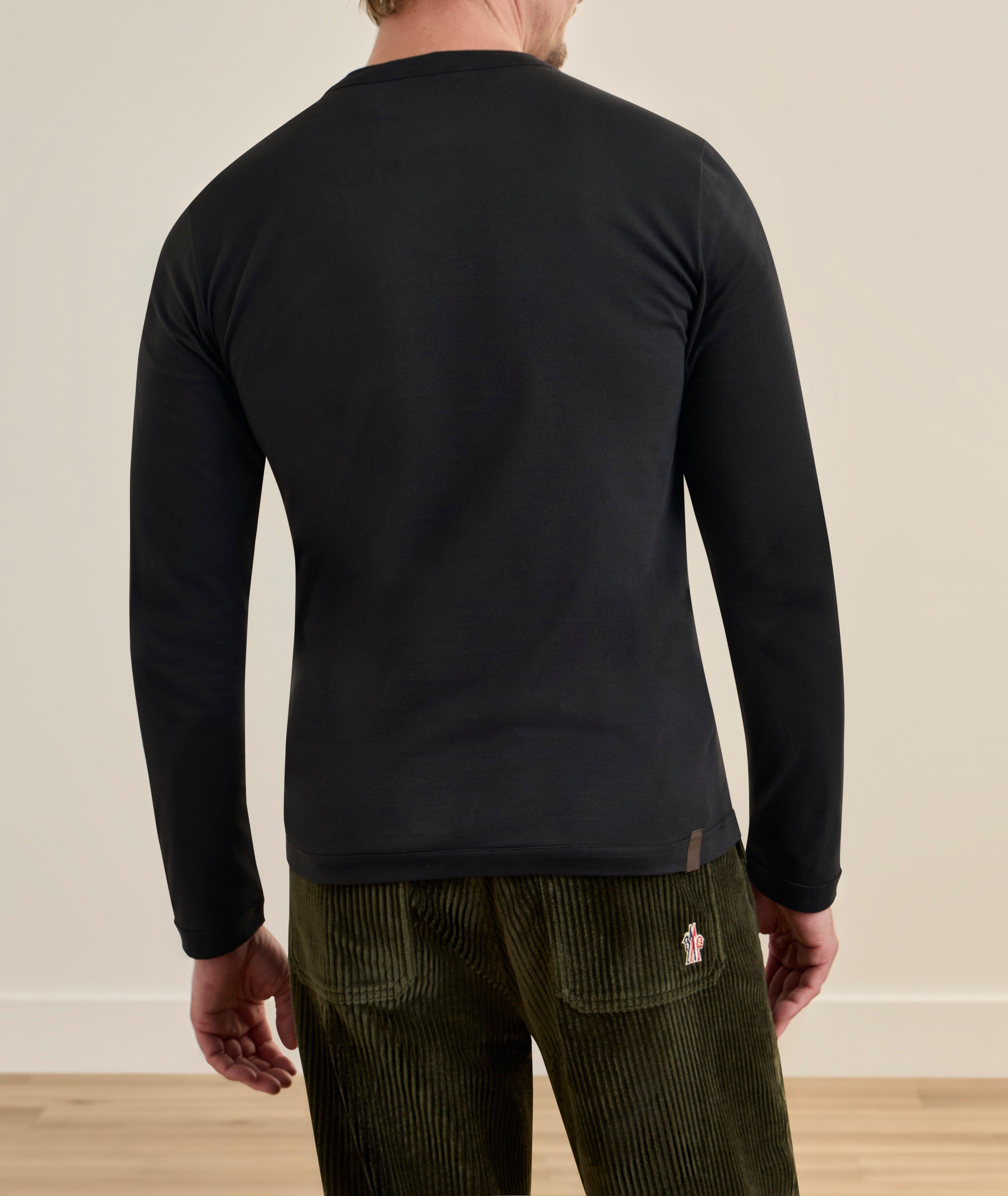 Logo Cotton Jersey Long-Sleeve T-Shirt image 2