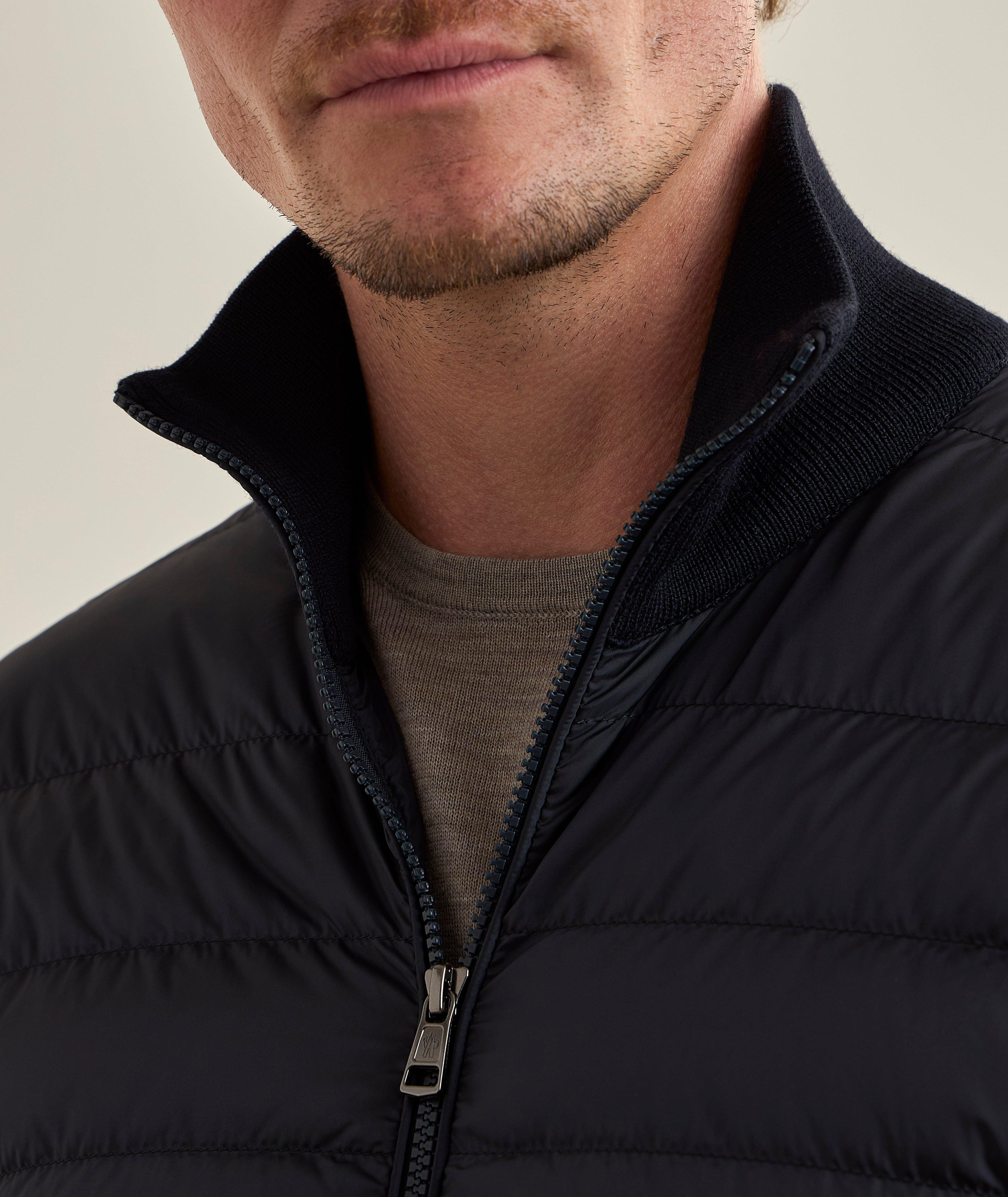 Down Wool-Blend Hybrid Sweater image 3