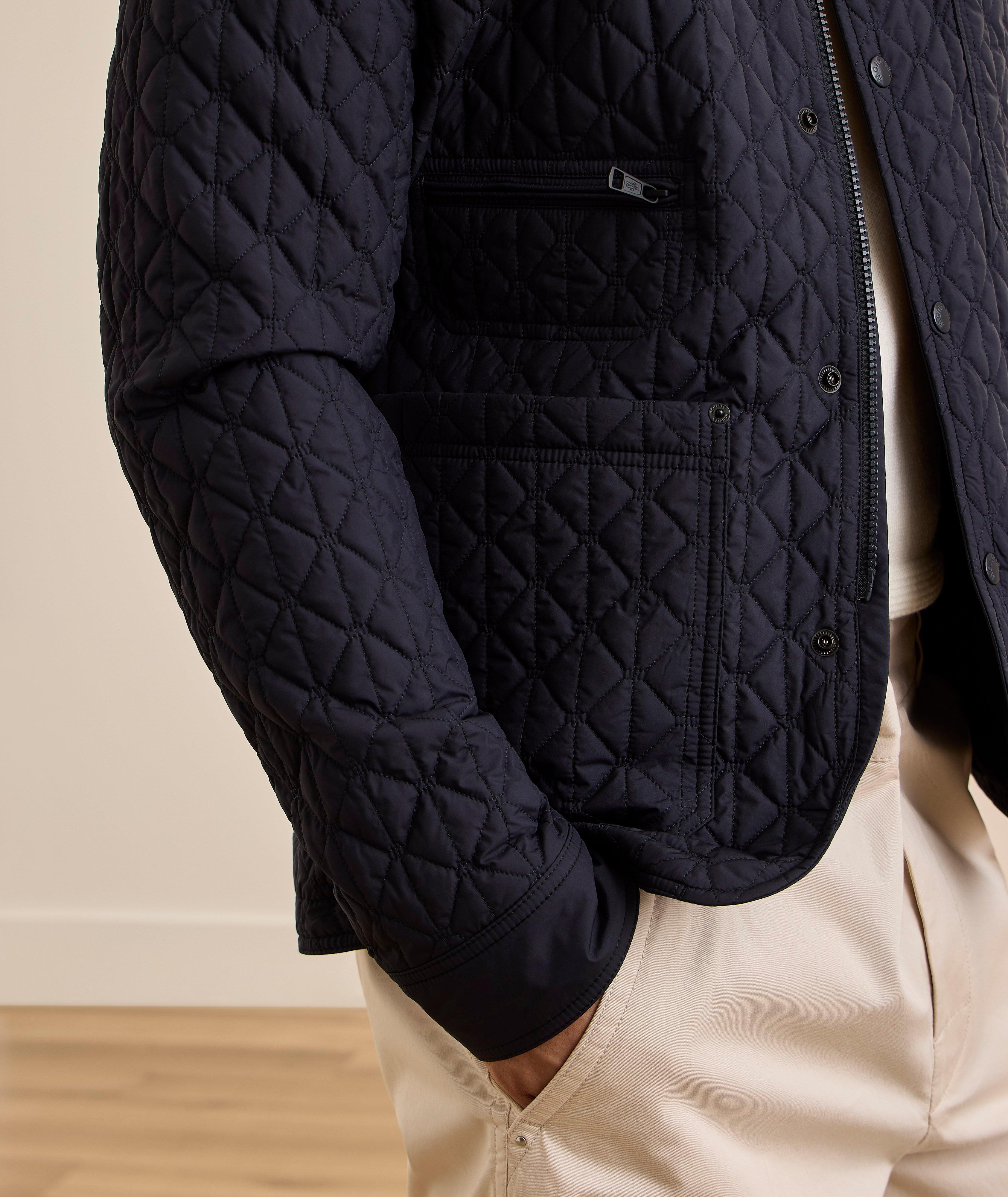 Theoline Diamond-Quilted Chore Jacket image 4