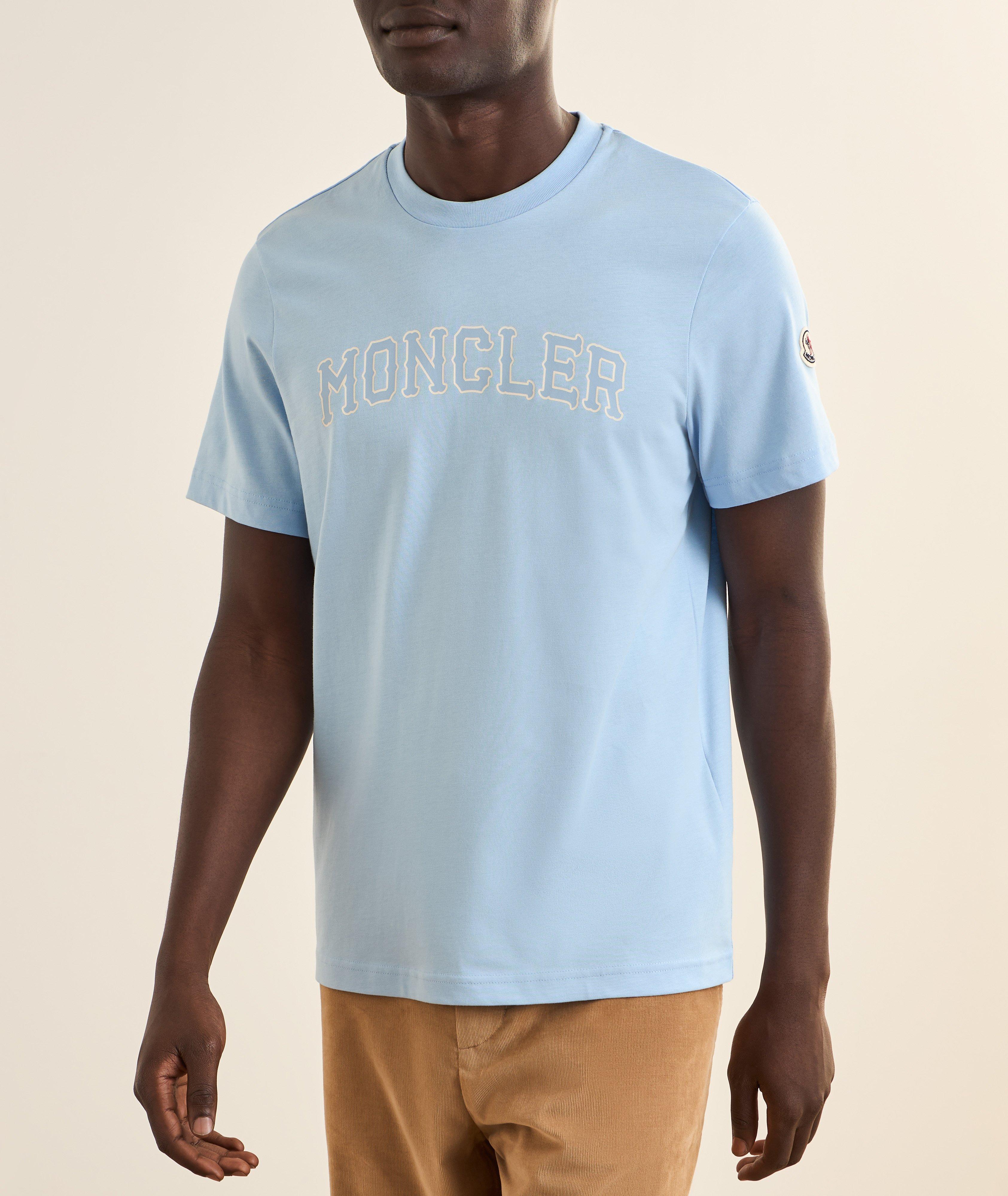 Text Logo Cotton T-Shirt image 1