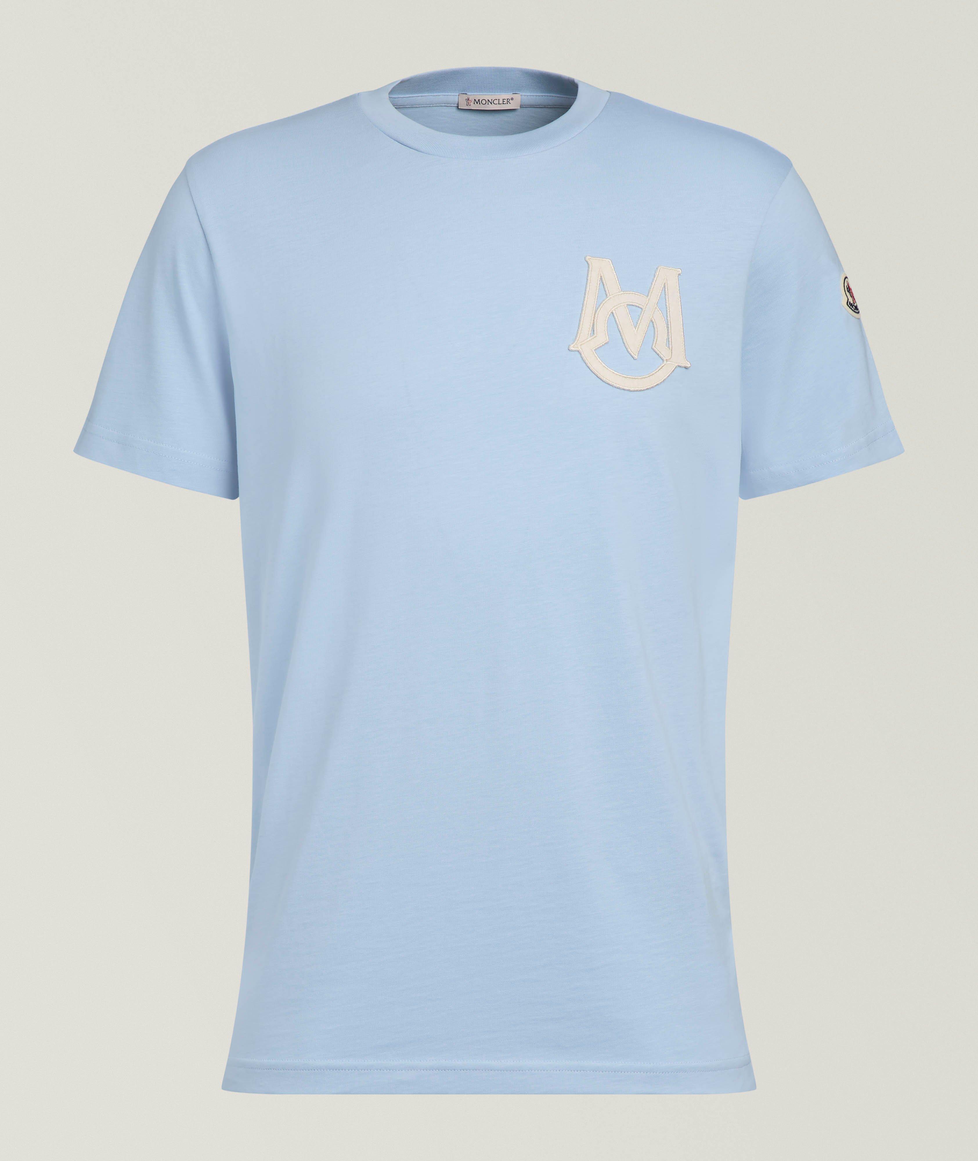 Moncler Text Logo Cotton T-Shirt | T-Shirts | Harry Rosen