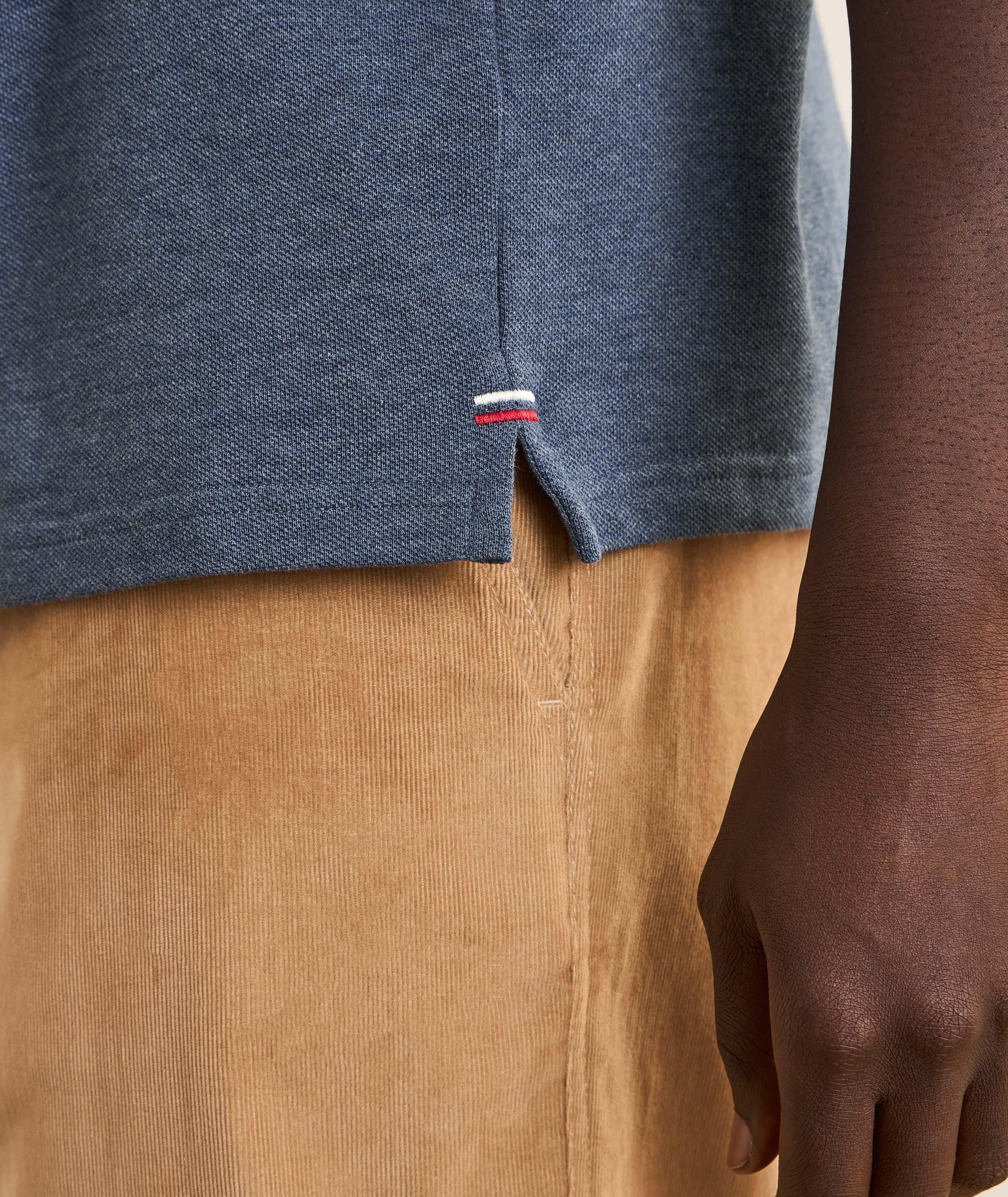 Moncler Logo Patch Cotton Piqué Polo | Polos | Harry Rosen