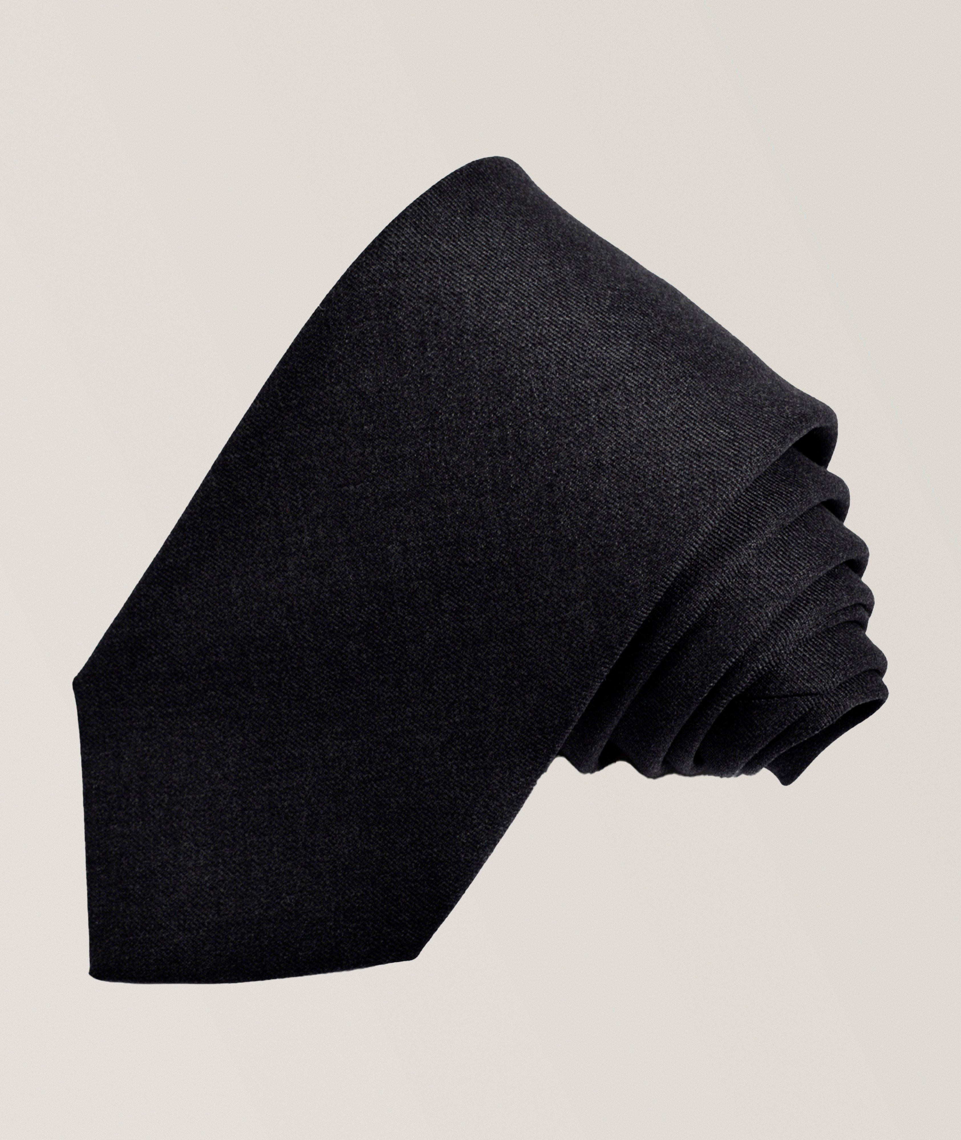 Dion Wool Mélange Twill Tie