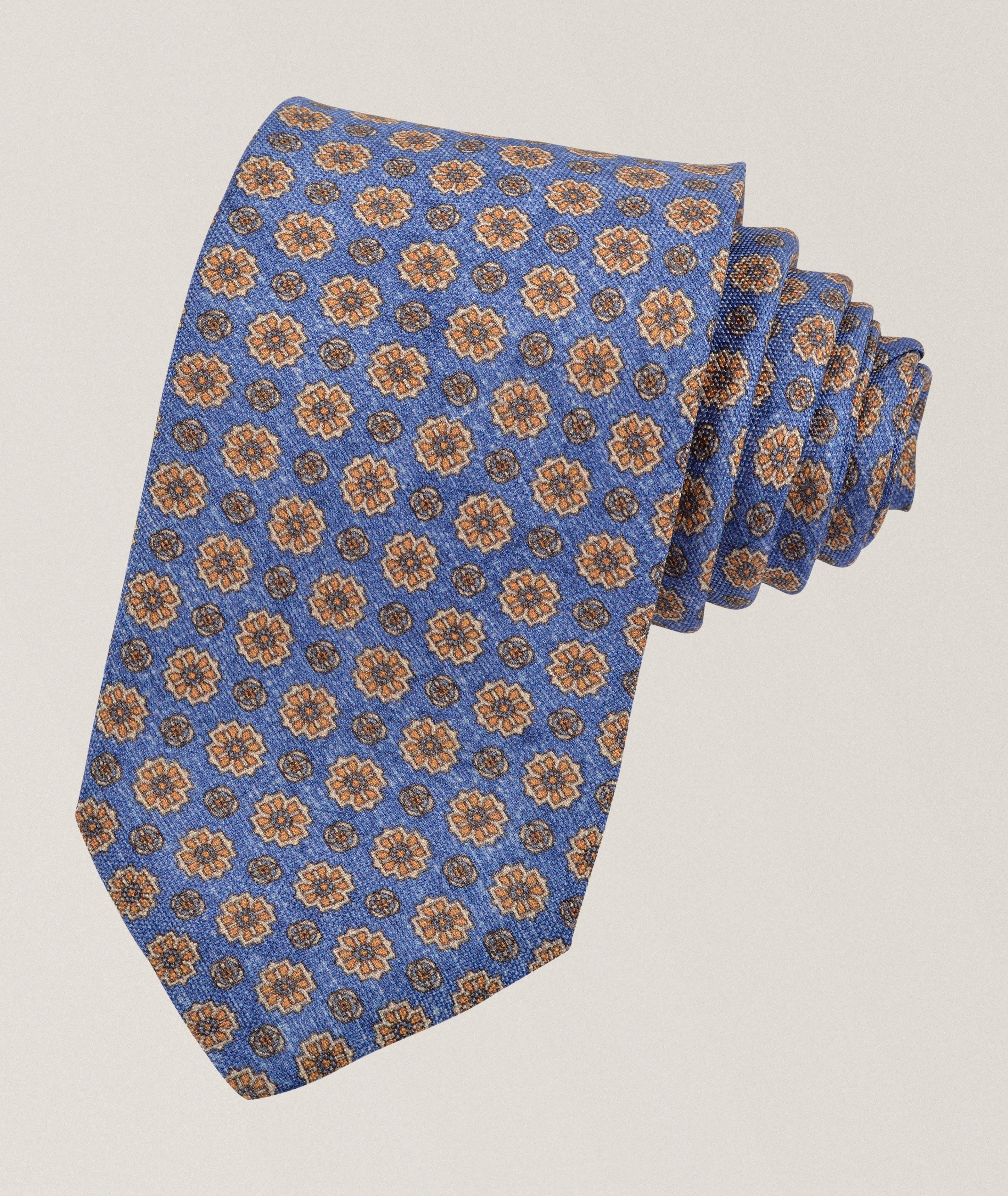 Dion Cravate en soie Panama floral variés