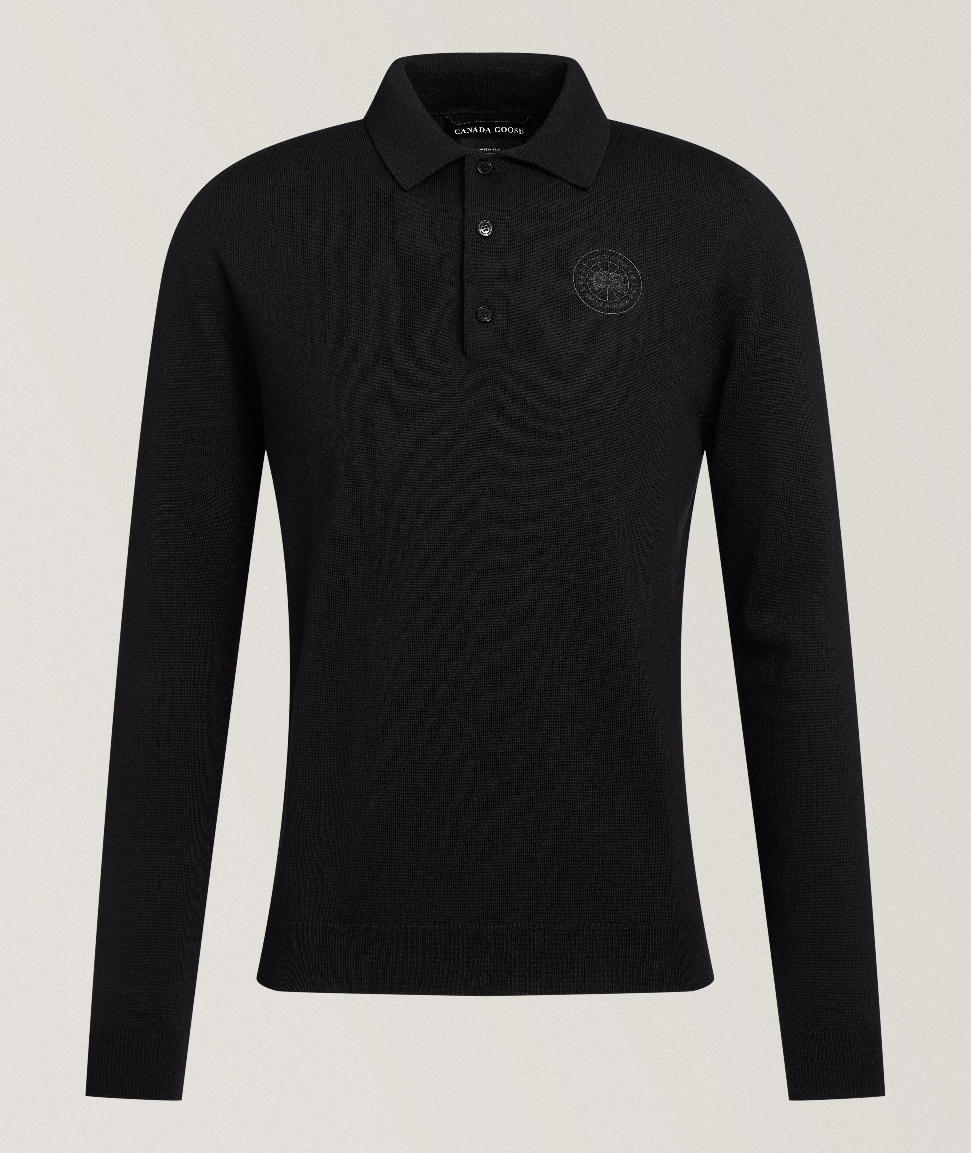 Canada Goose Petitot Merino Wool Knit Polo