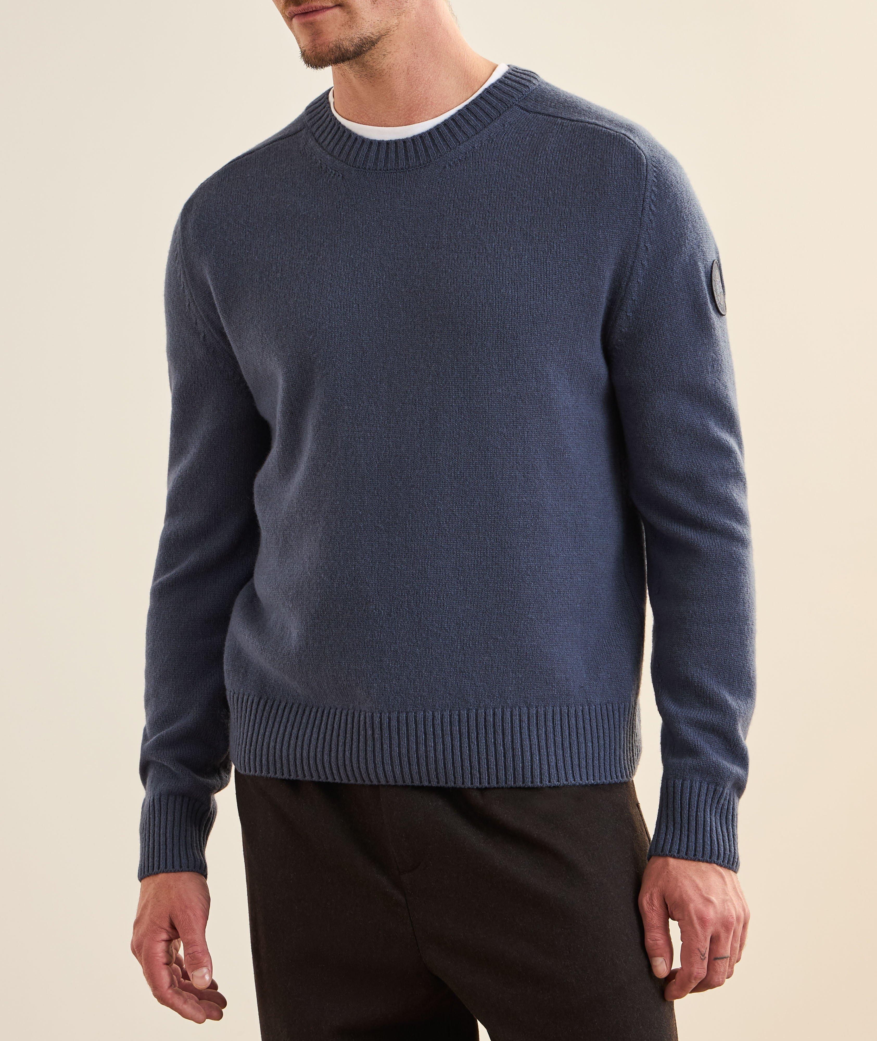 Pull encolure ronde tricot laine Matawin image 1