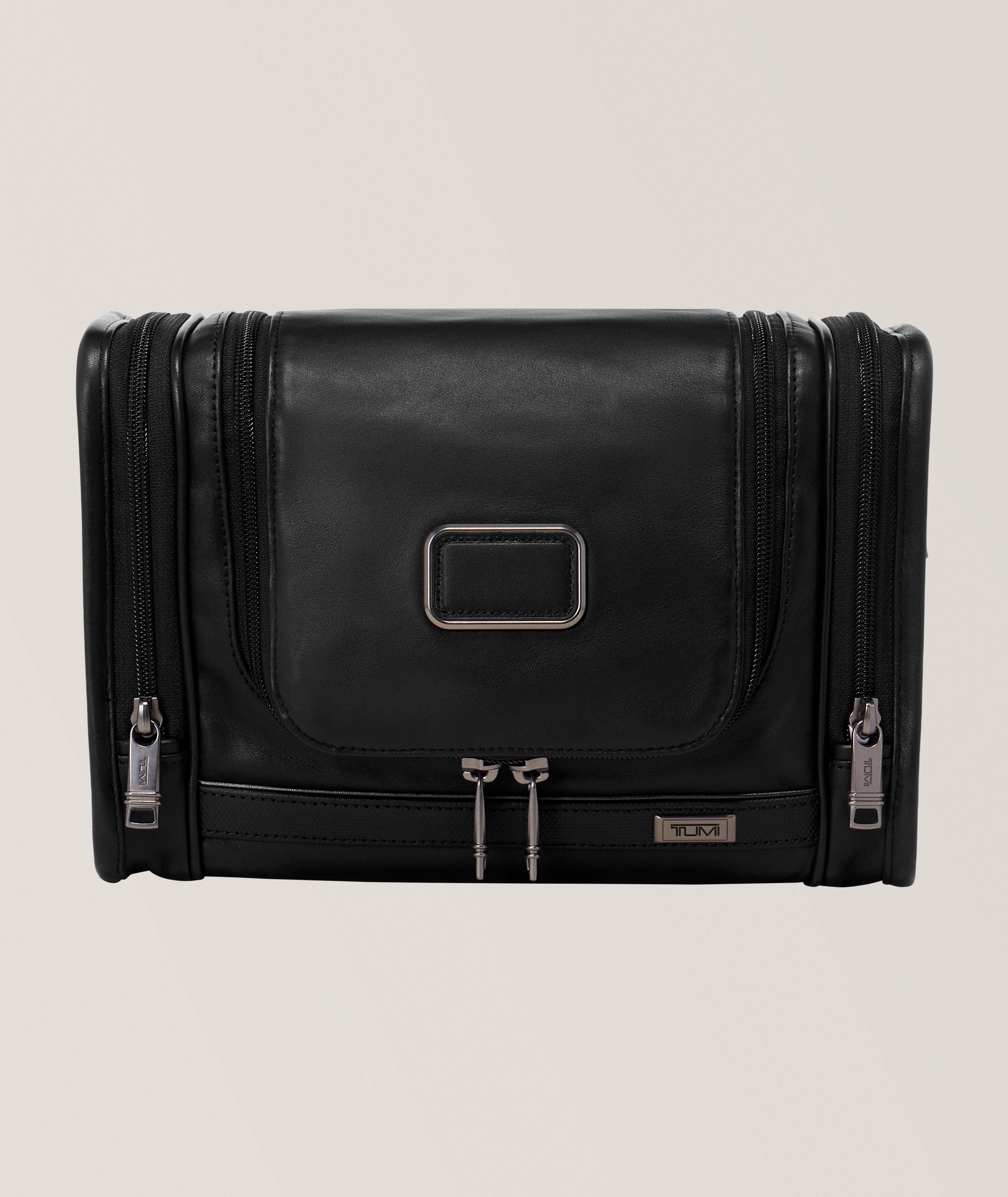 Tumi Trousse de voyage suspendue en cuir Alpha 