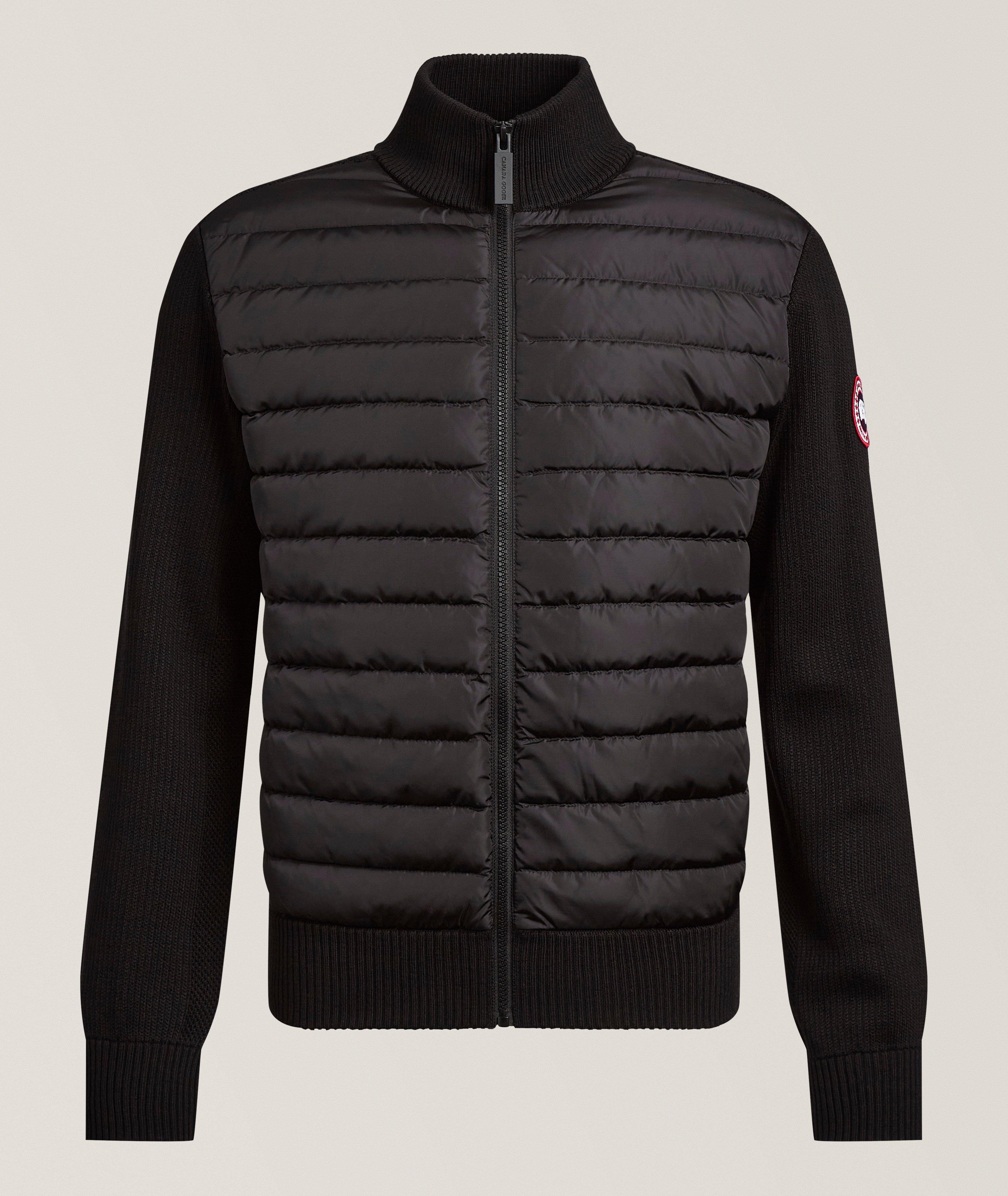 Moncler Tricot Hybrid Zip Cardigan | Coats | Harry Rosen