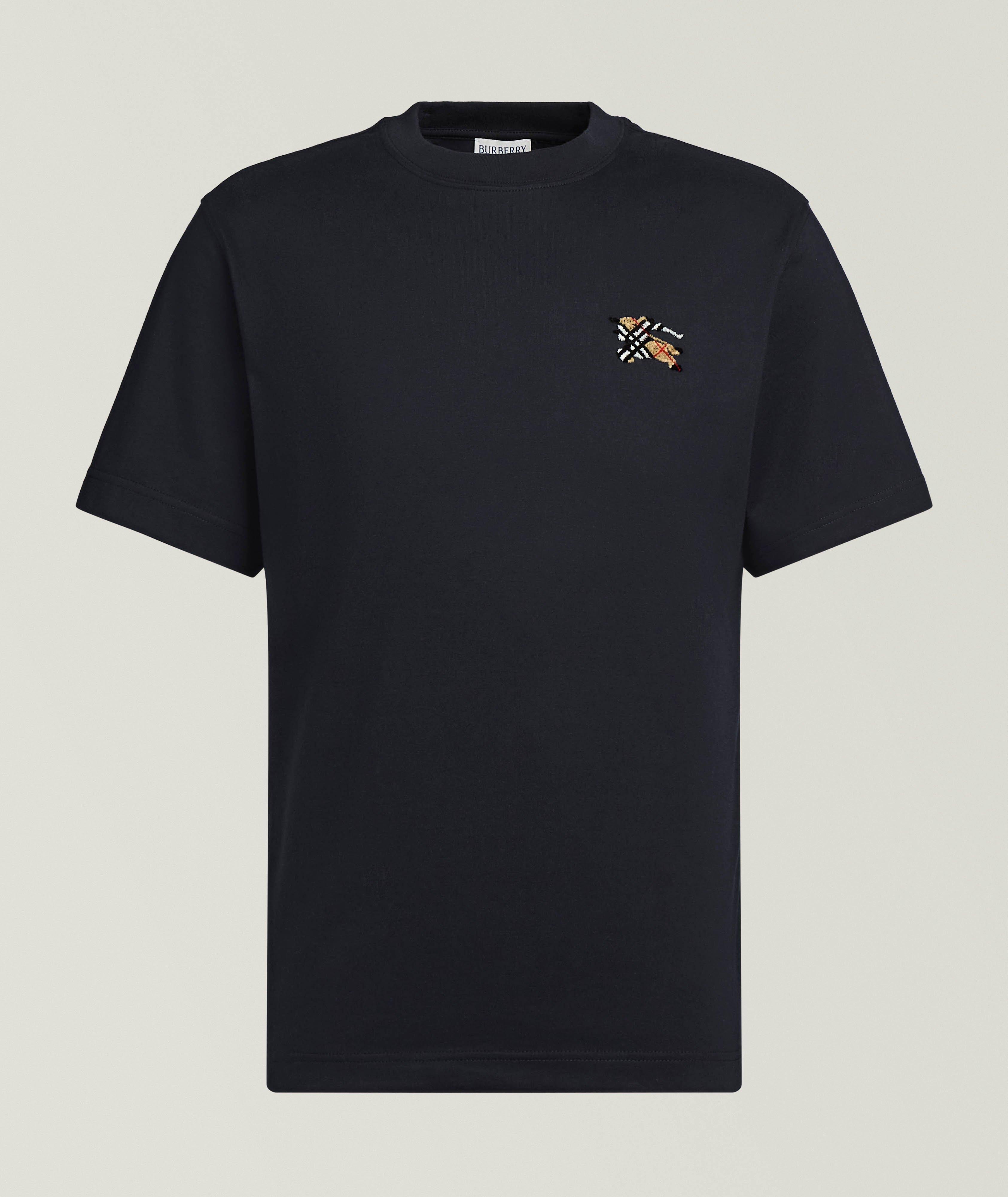 Burberry Ryan Slim-Fit Check Turn-Up T-Shirt | T-Shirts | Harry Rosen