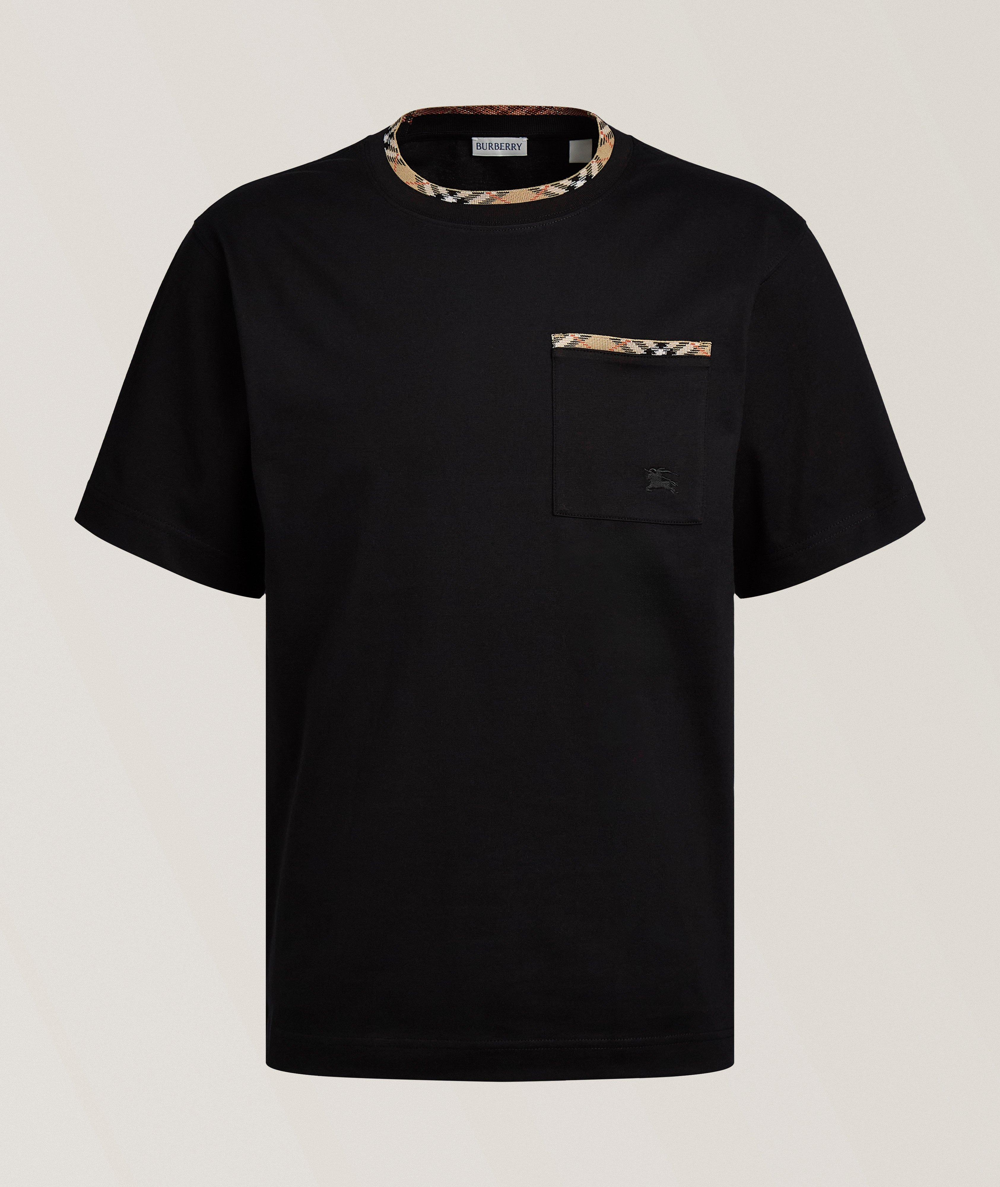 Burberry Check Tipped Pocket T-Shirt