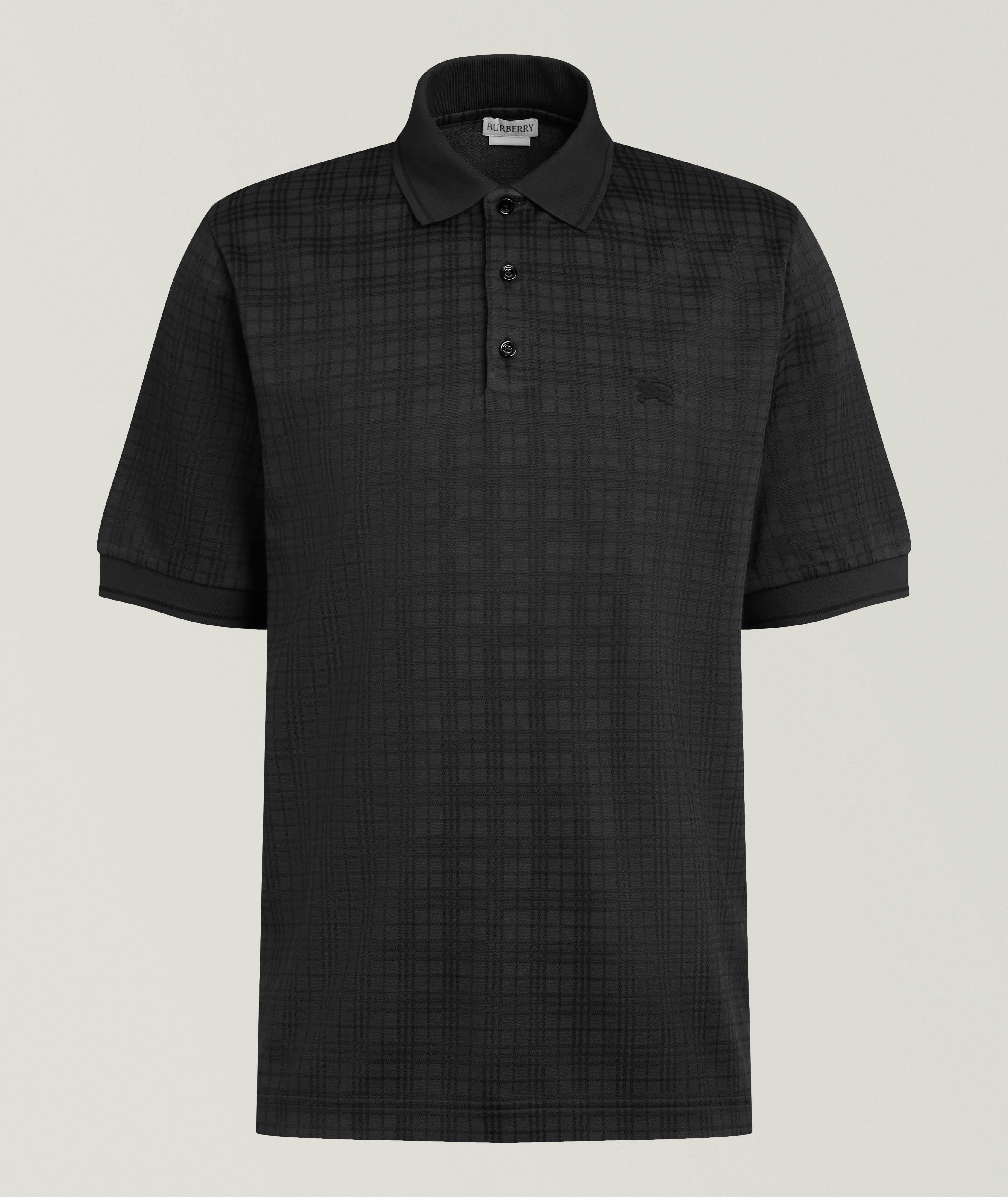Burberry Check Cotton-Blend Polo