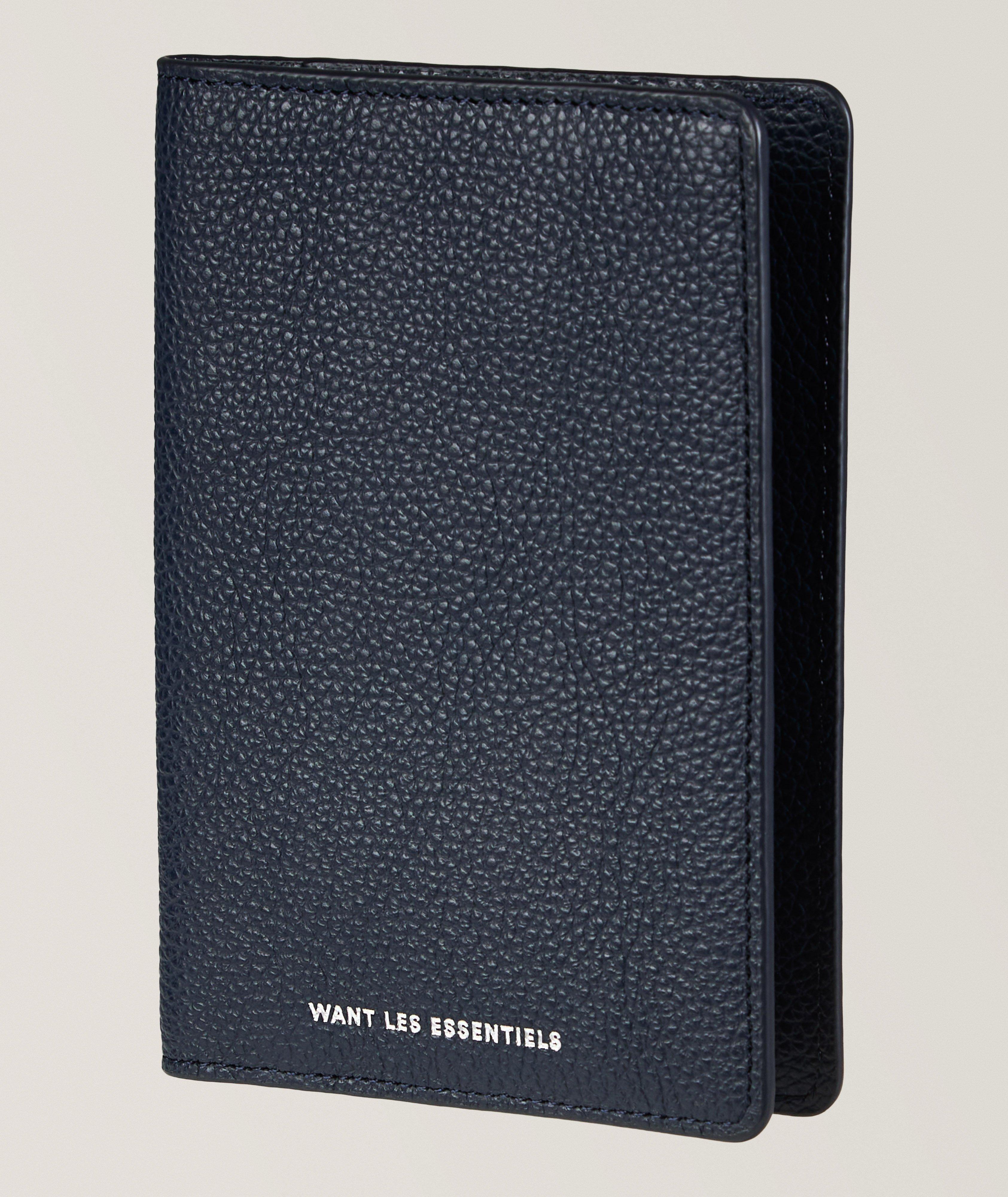 Want Les Essentiels Pearson Pebble-Grained Leather Passport Cover