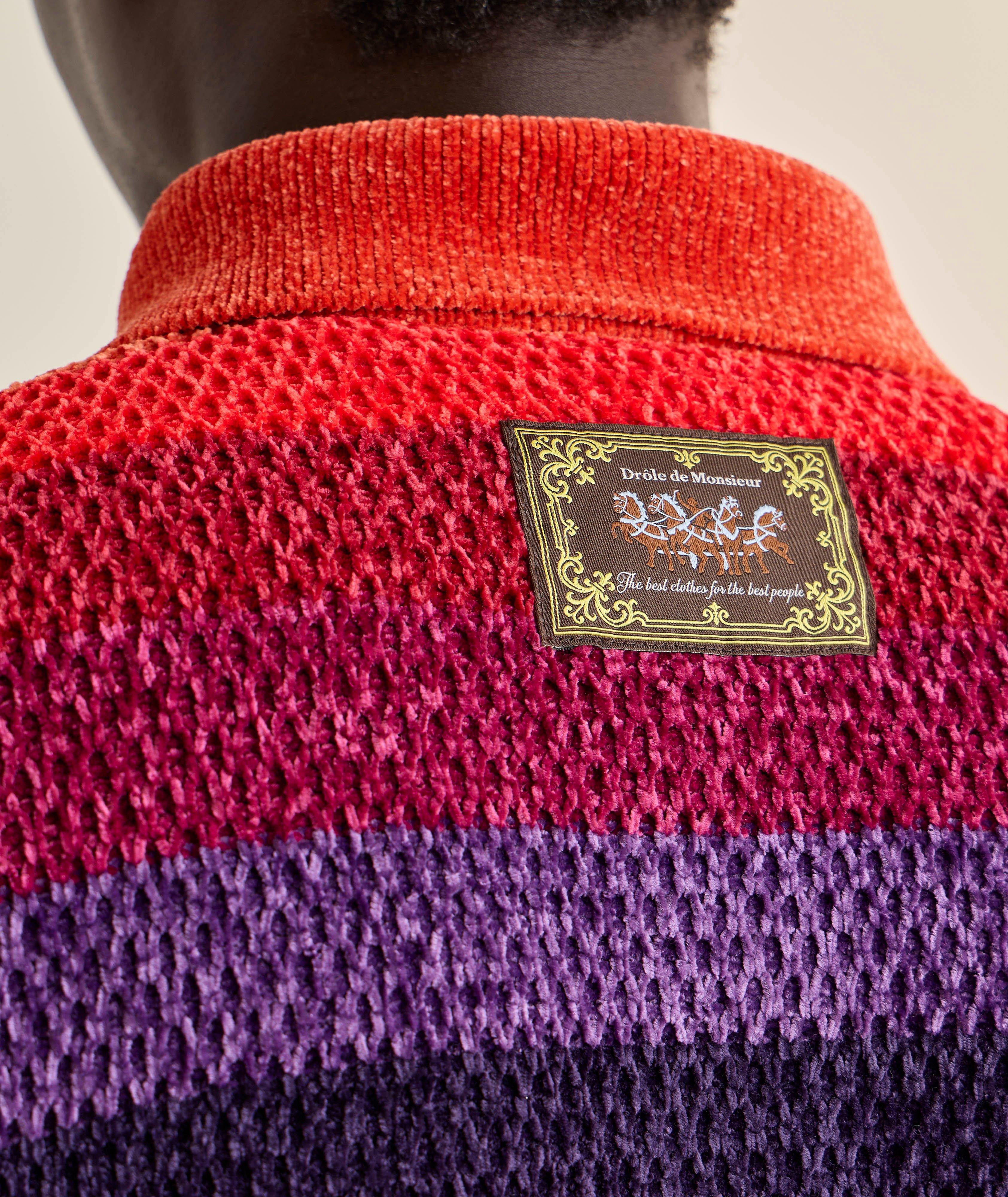 Striped Chenille Polo  image 3
