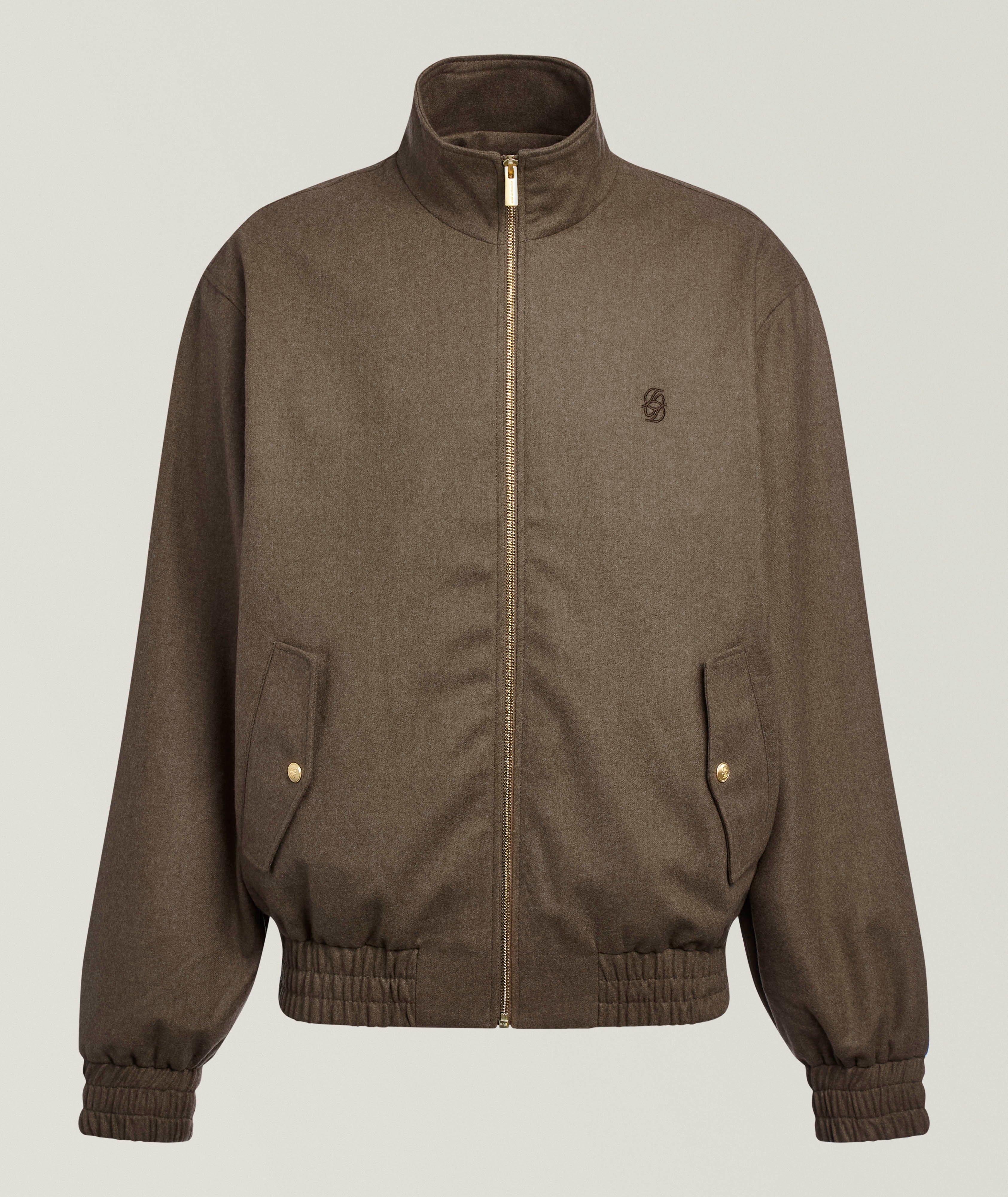 Drôle de Monsieur Veste de survêtement flanelle brodée