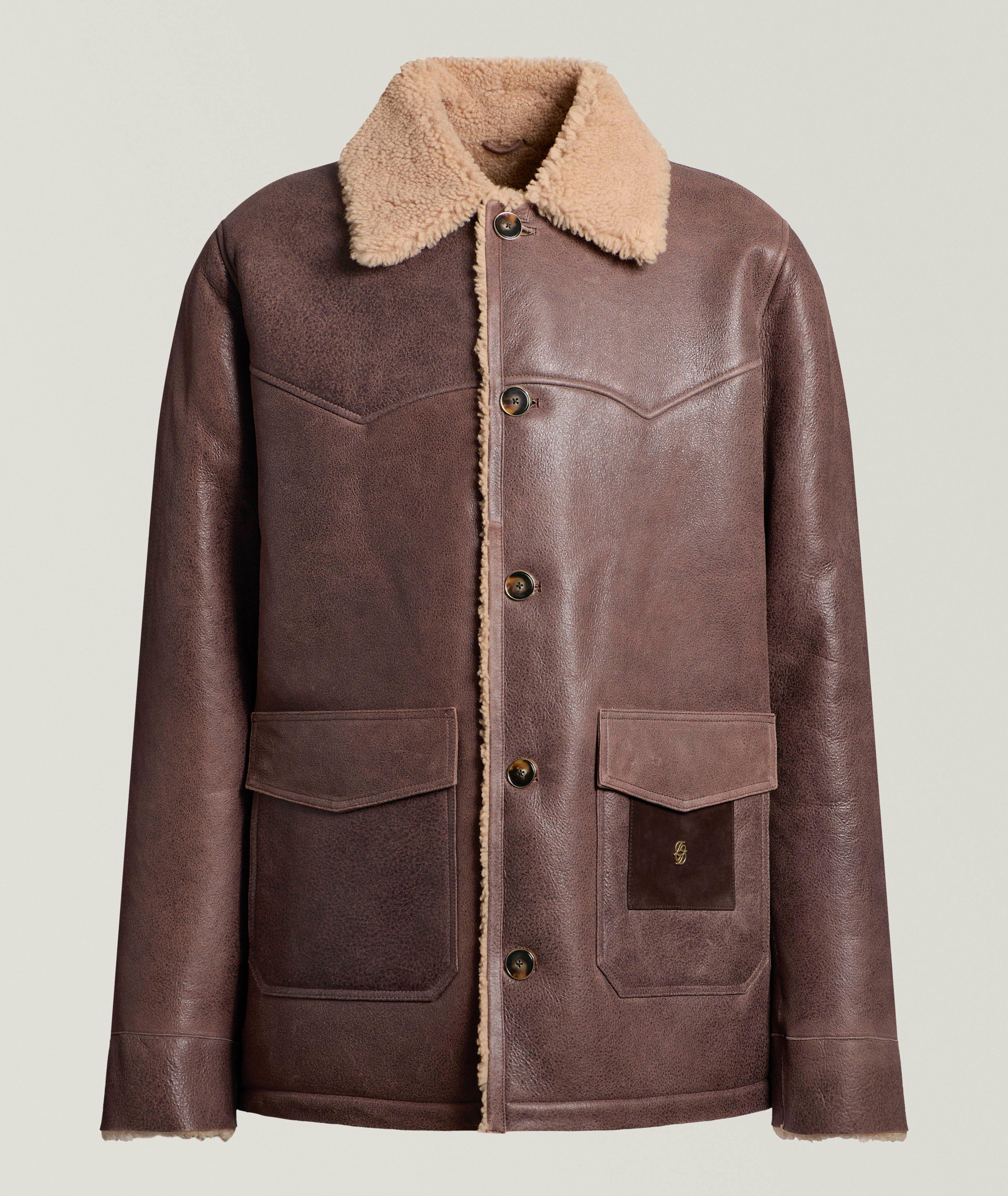Shearling & Leather Jacket image 0