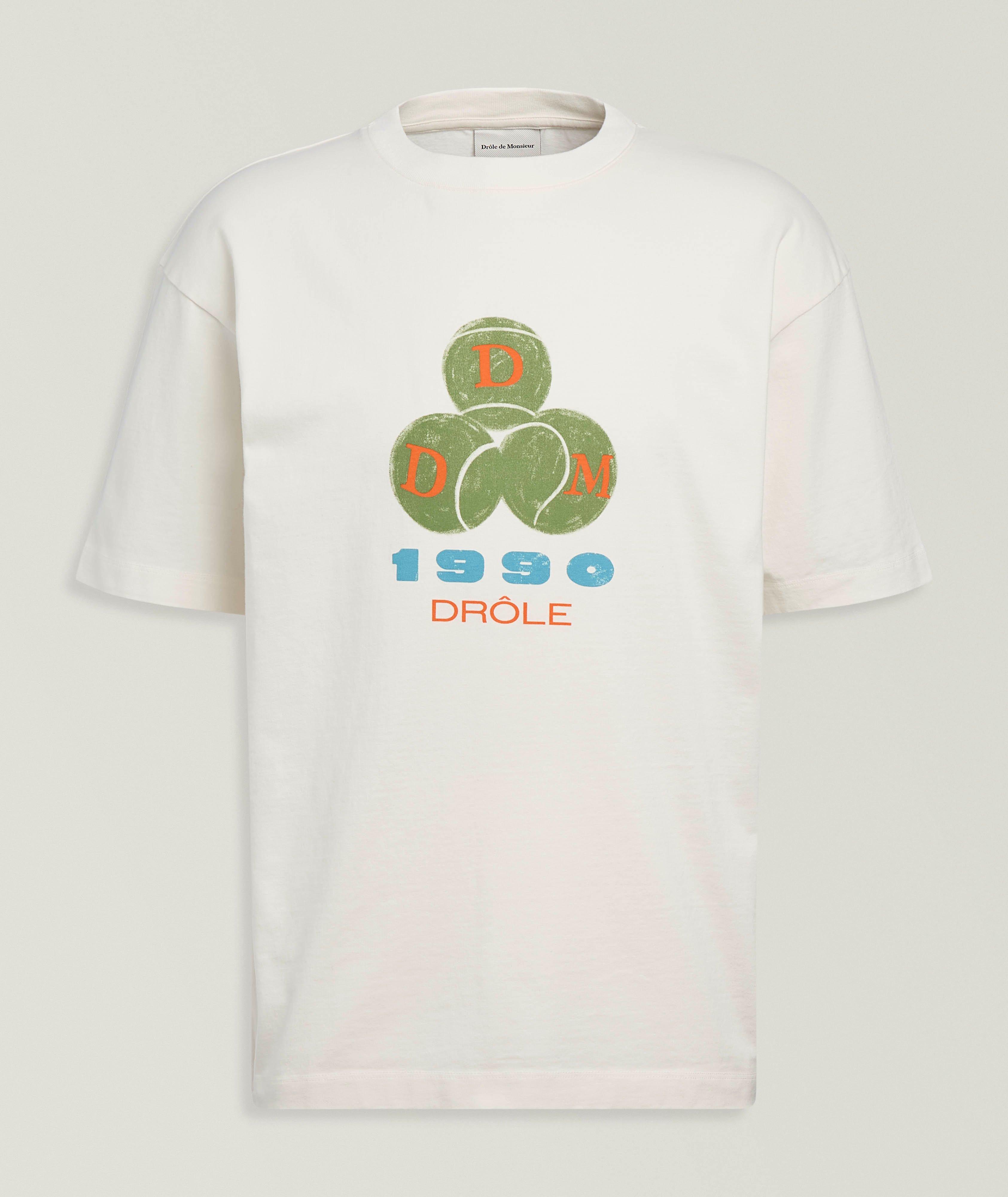 Drôle de Monsieur T-shirt coton balle de tennis