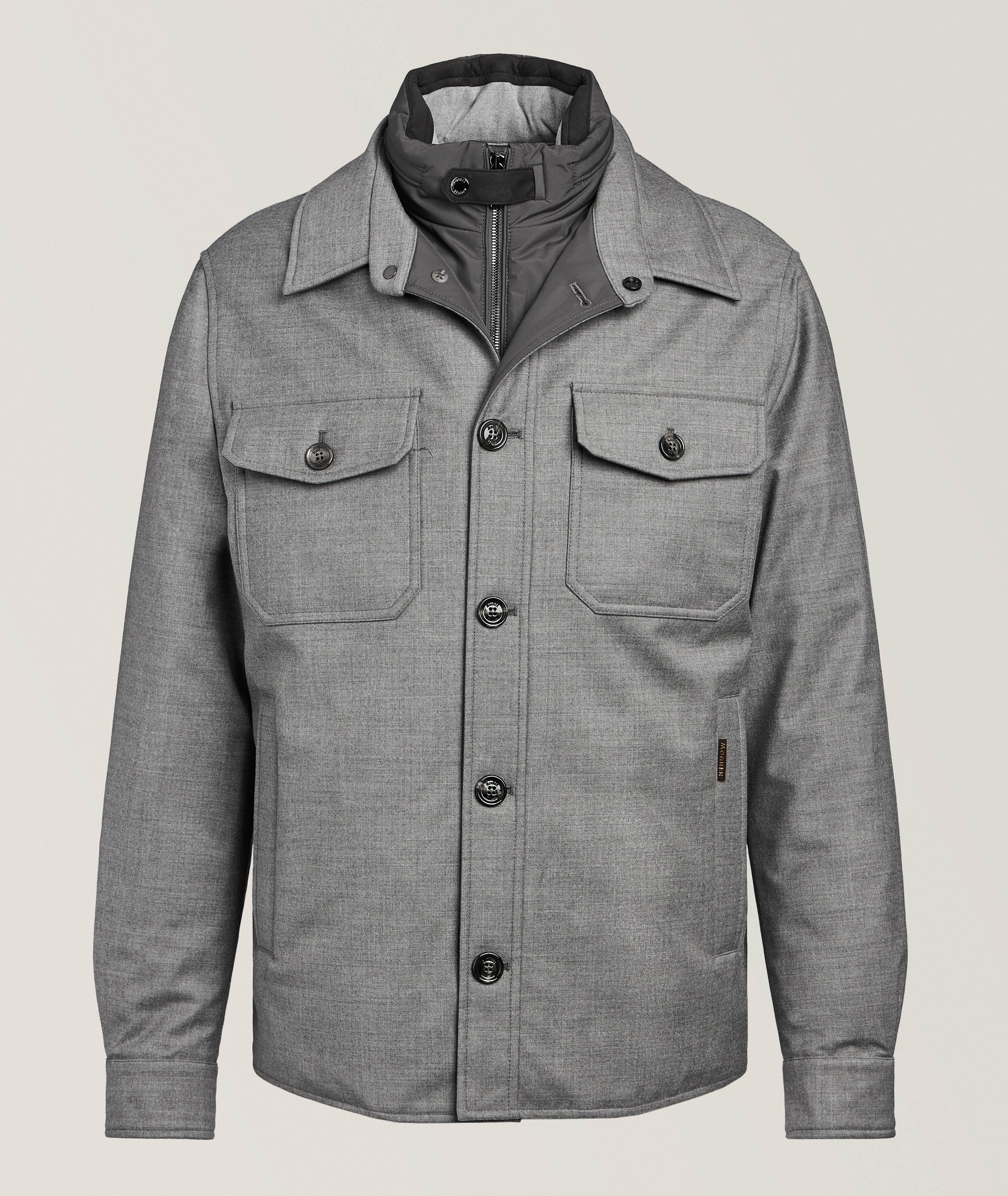 Moorer MOORER LT GRY BIB SHKT