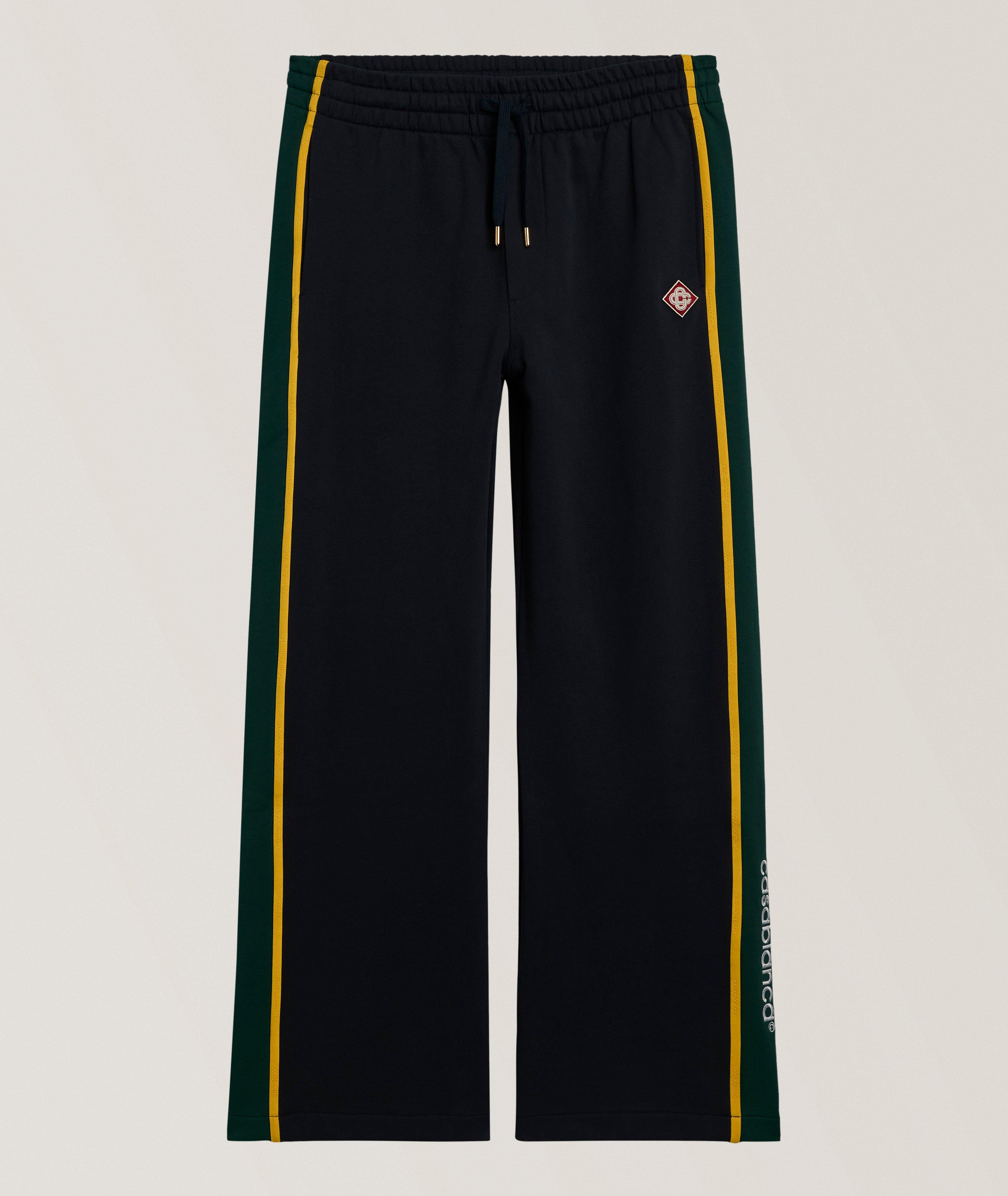 Casablanca Pantalon de survêtement coton biologique blocs de couleur
