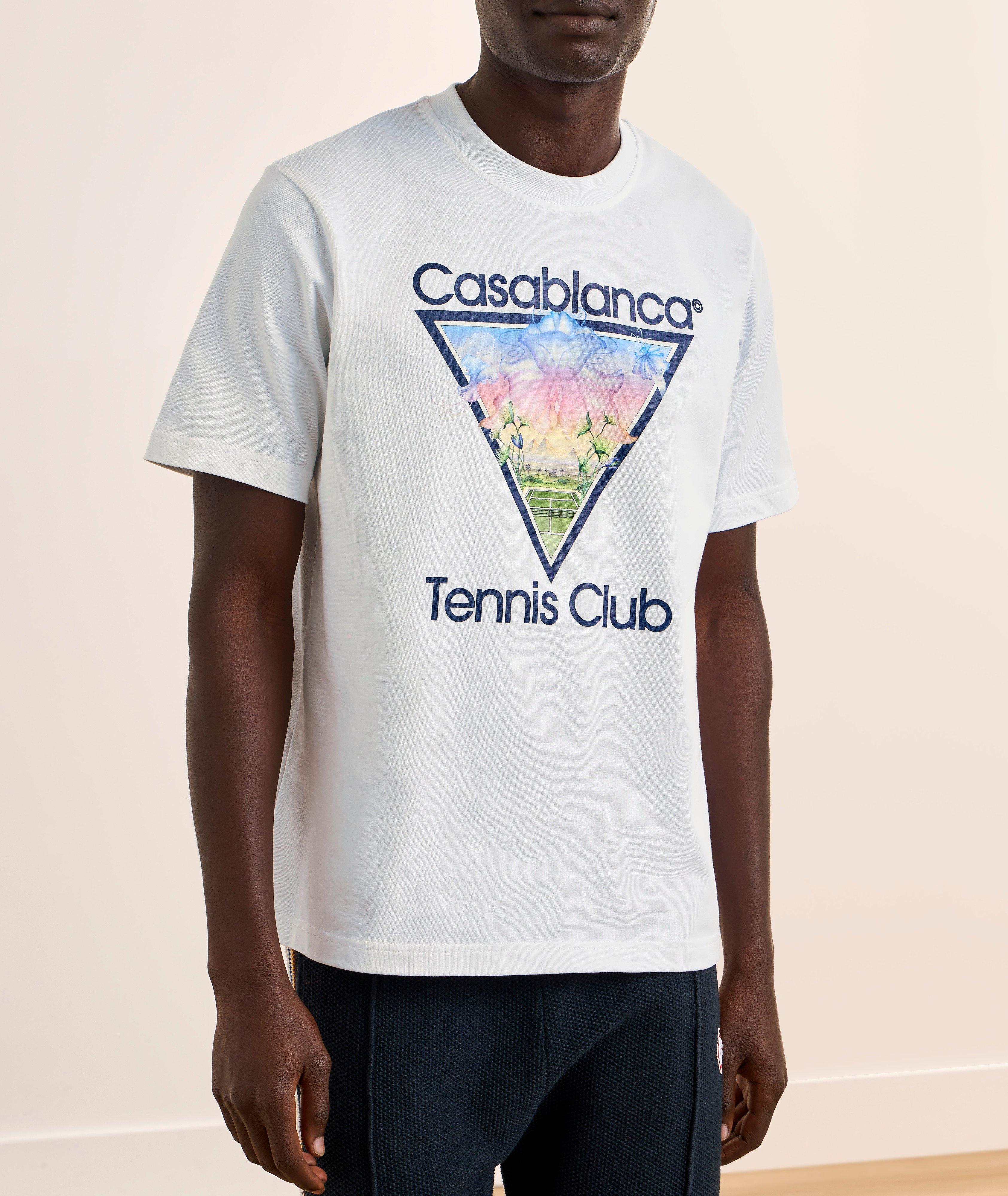 CASA SS WHT TENNIS TEE image 1