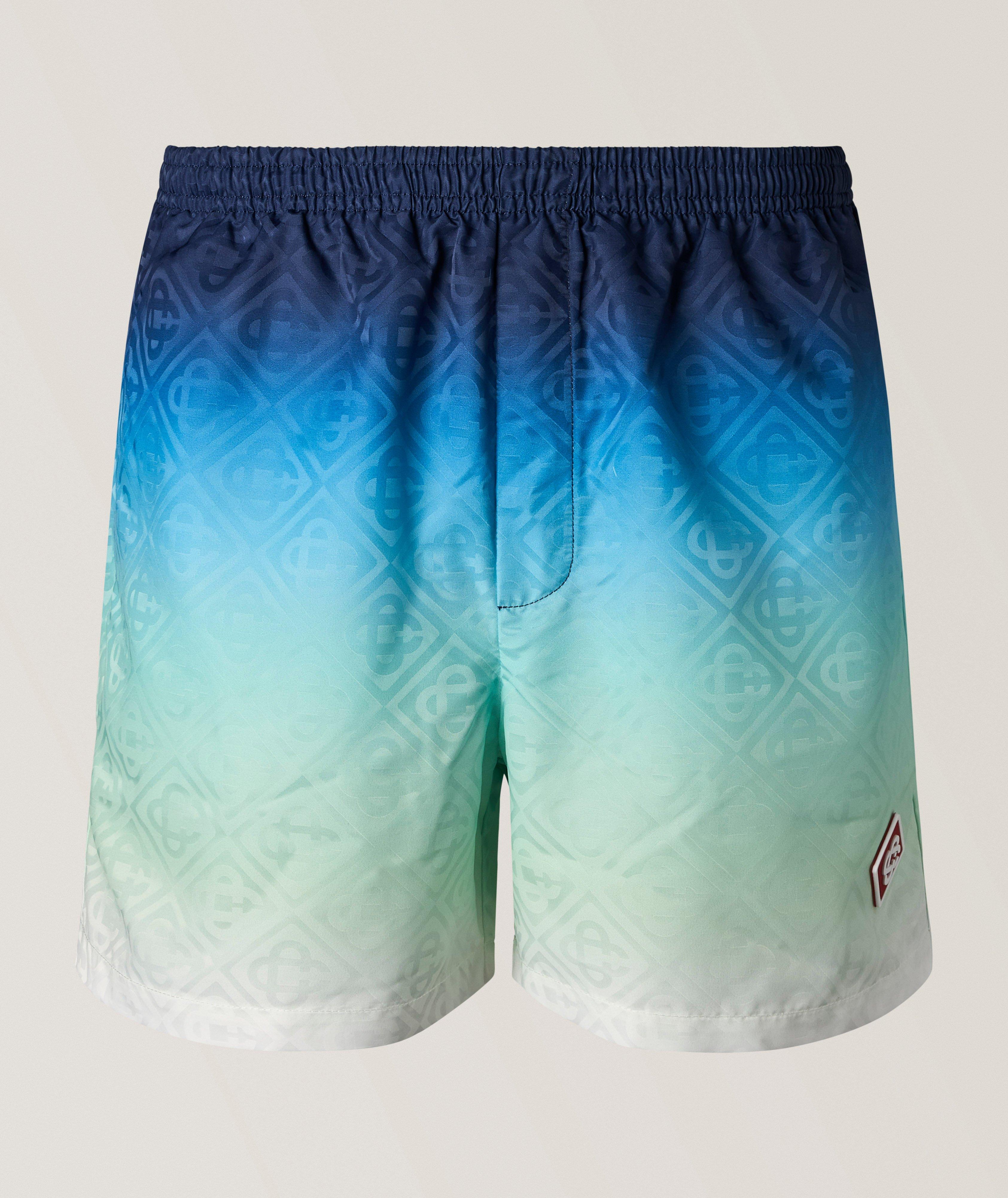 Casablanca Short de bain jacquard monogramme dégradé