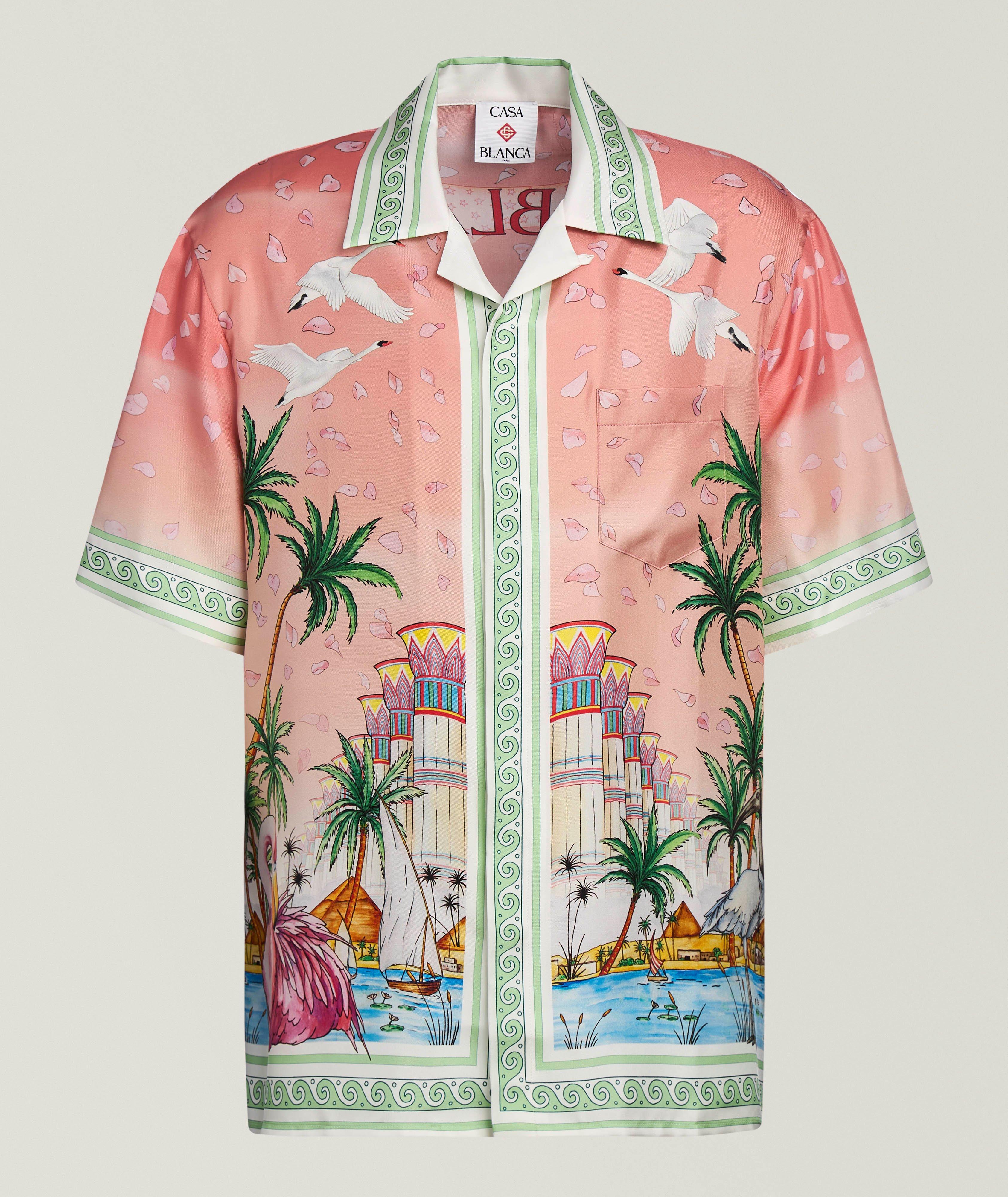 Casablanca Chemise camp poches soie éthérée