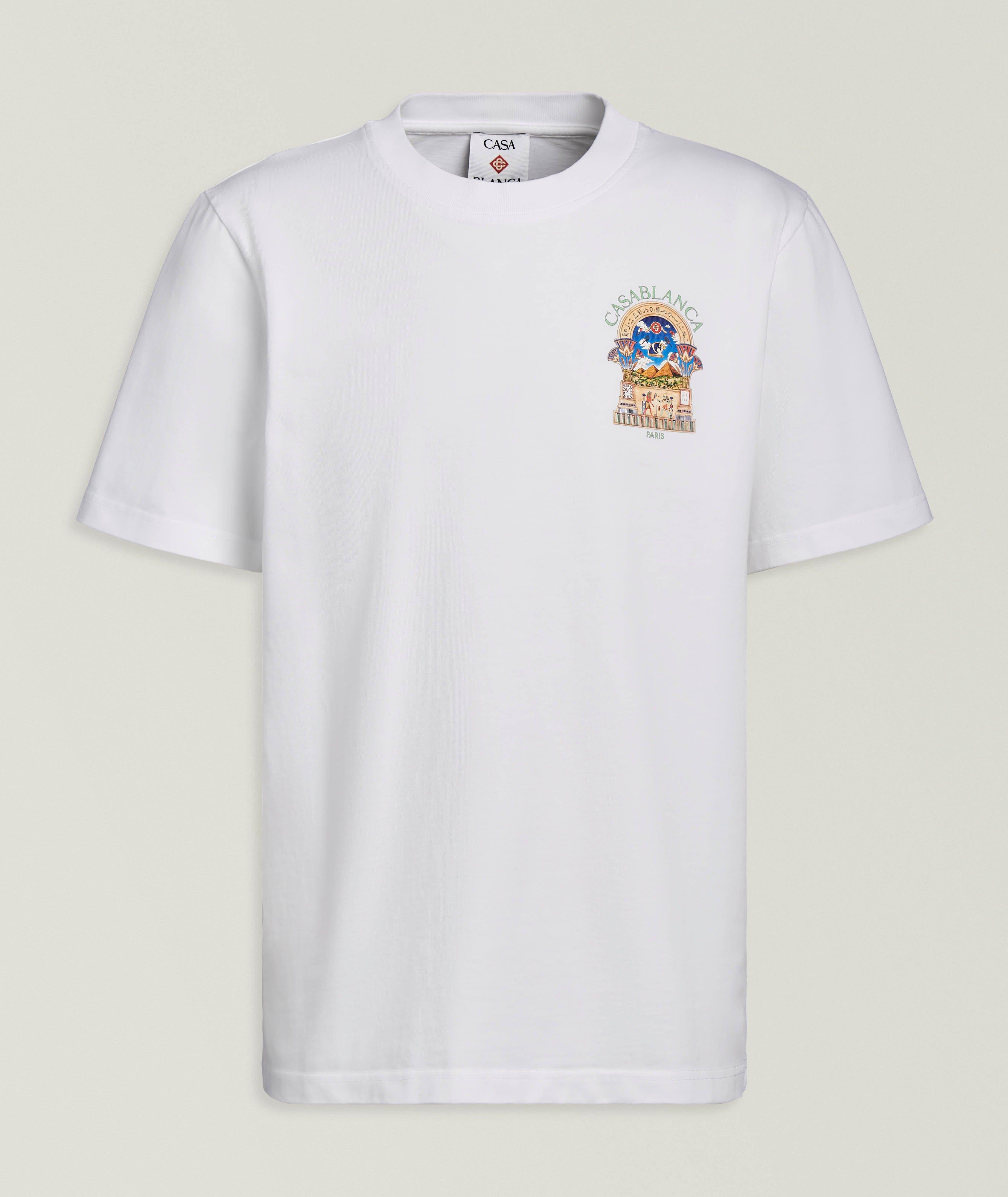 Casablanca T-shirt coton biologique L'Arche égyptien
