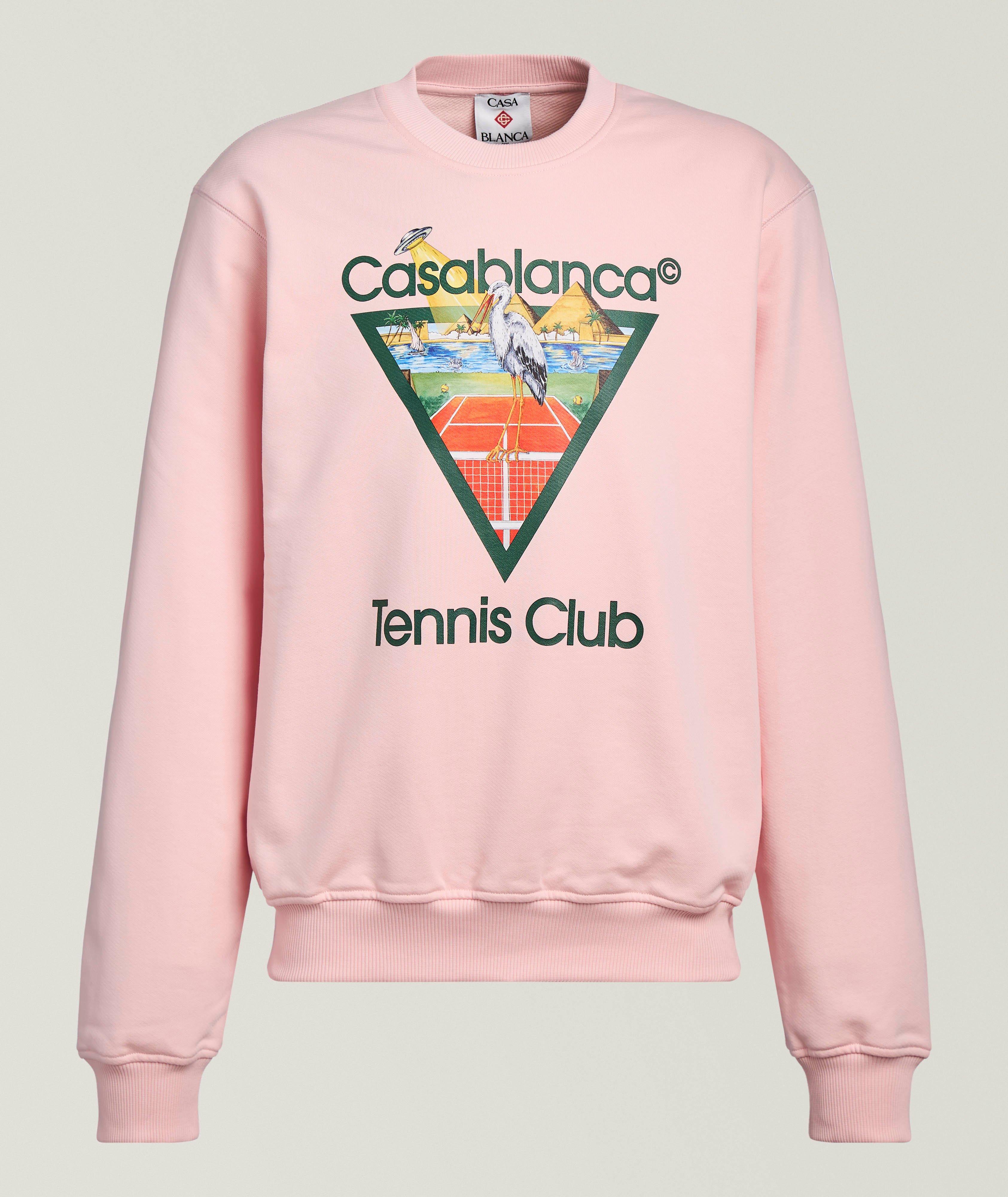 Casablanca Tennis Club Pyramid Organic Cotton Sweatshirt