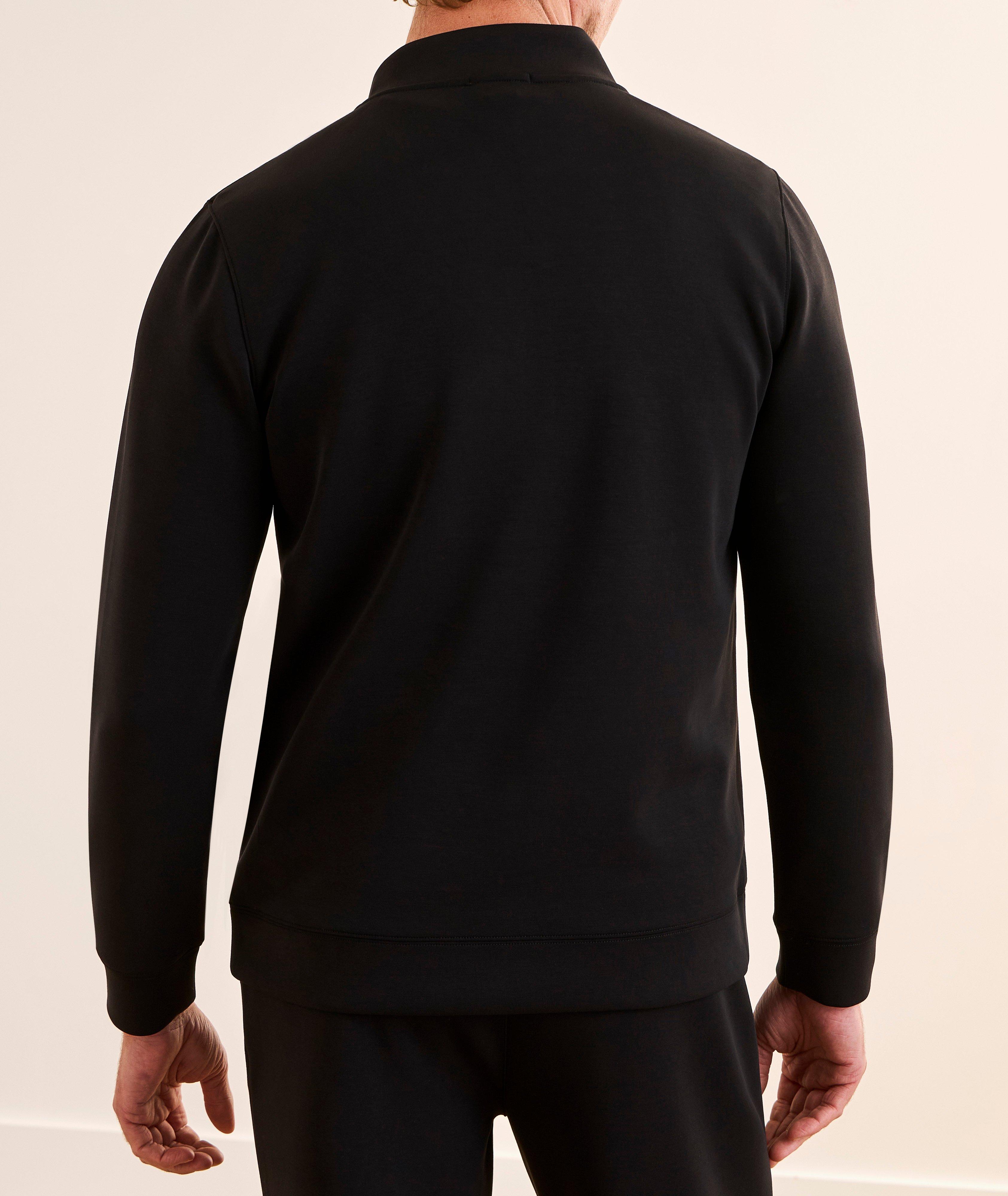 Stretch-Modal Quarter-Zip Sweatshirt  image 2