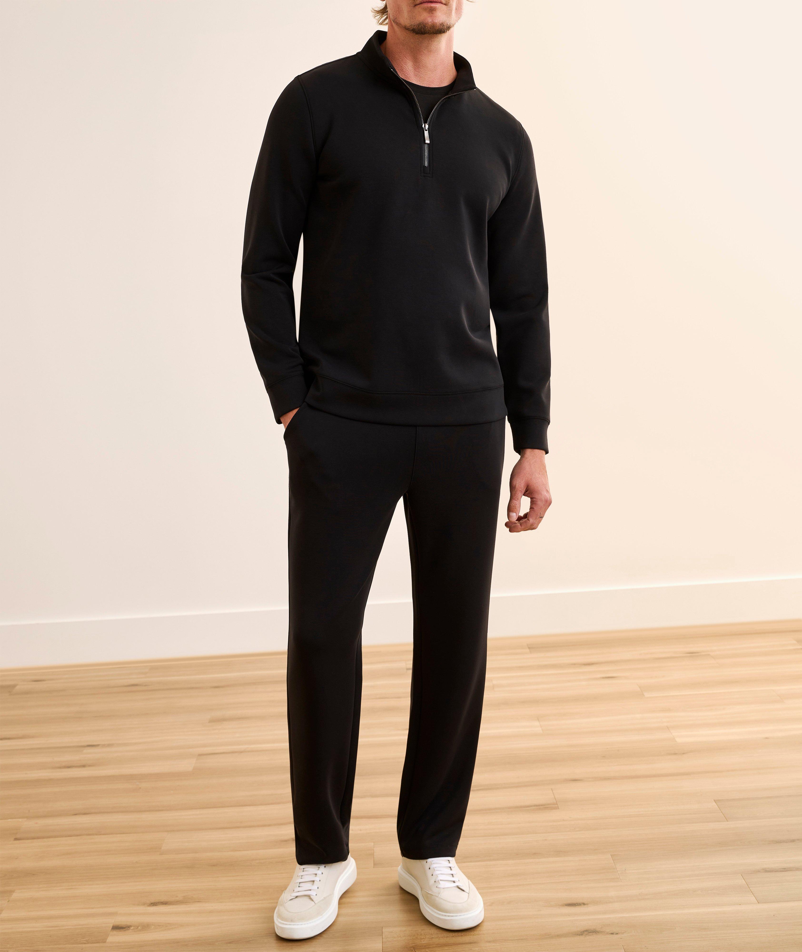 Stretch-Modal Quarter-Zip Sweatshirt  image 4
