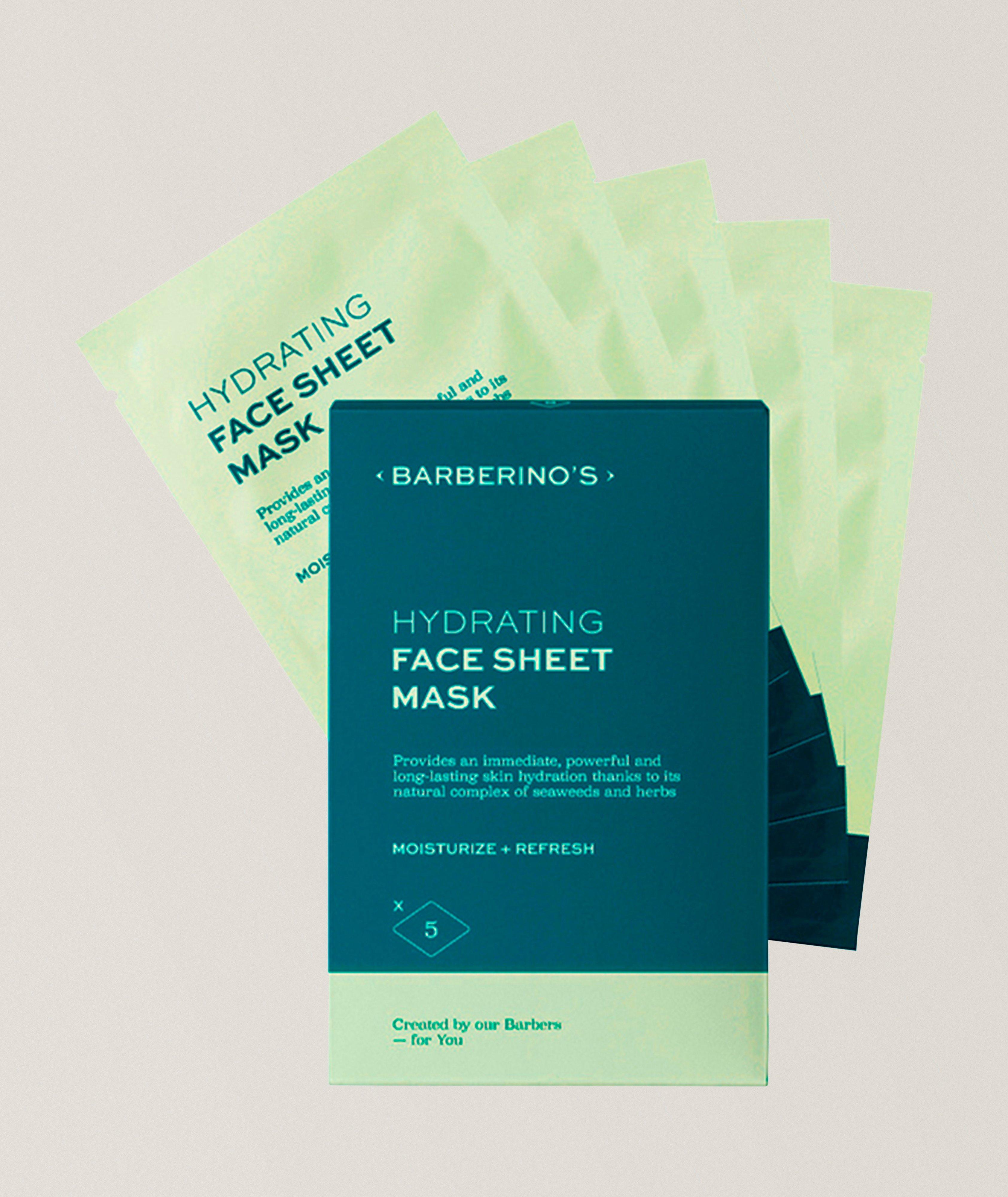 Barberino's 5-Piece Hydrating Face Sheet Mask 