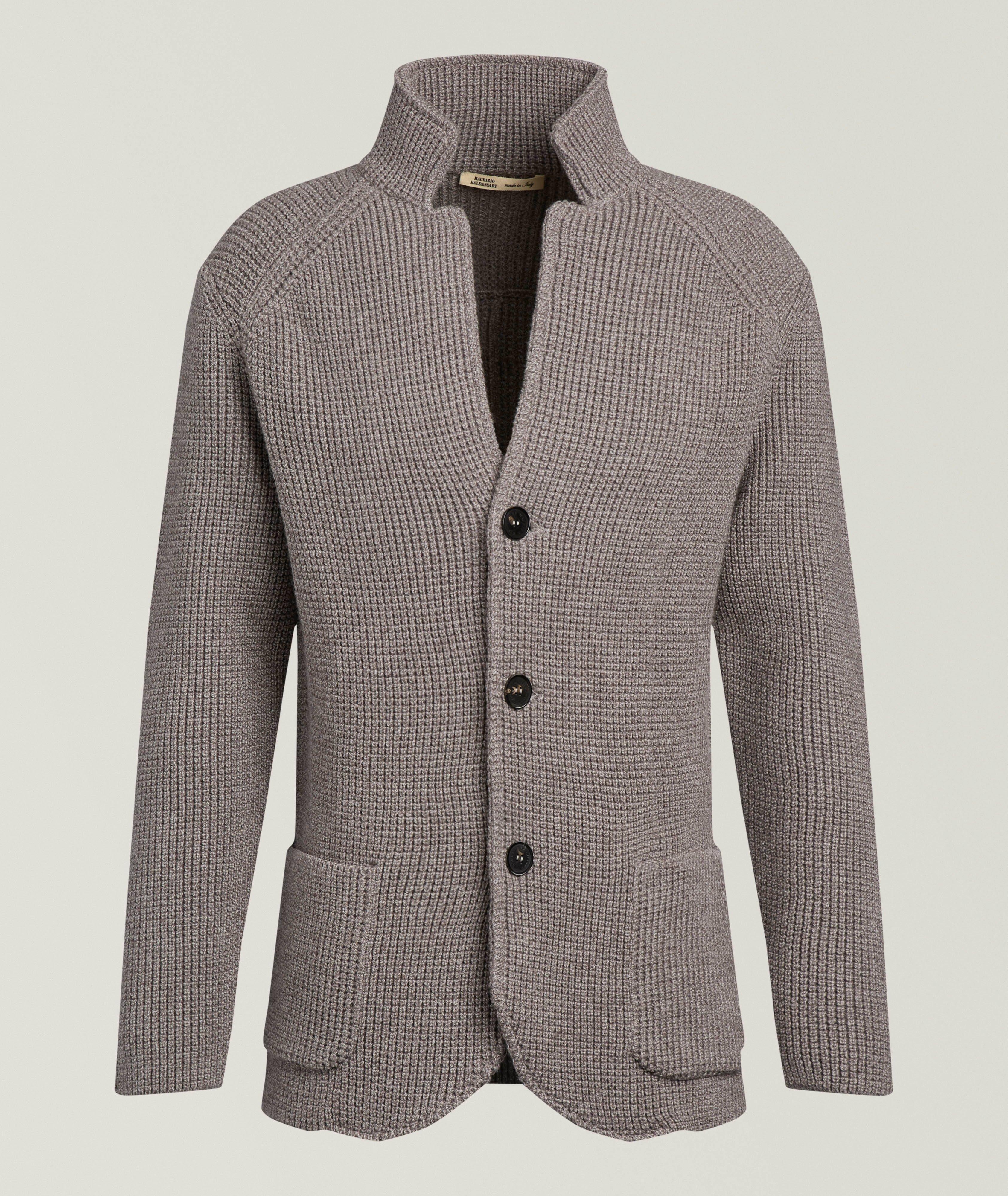 Maurizio Baldassari Brenta Virgin Wool Cardigan