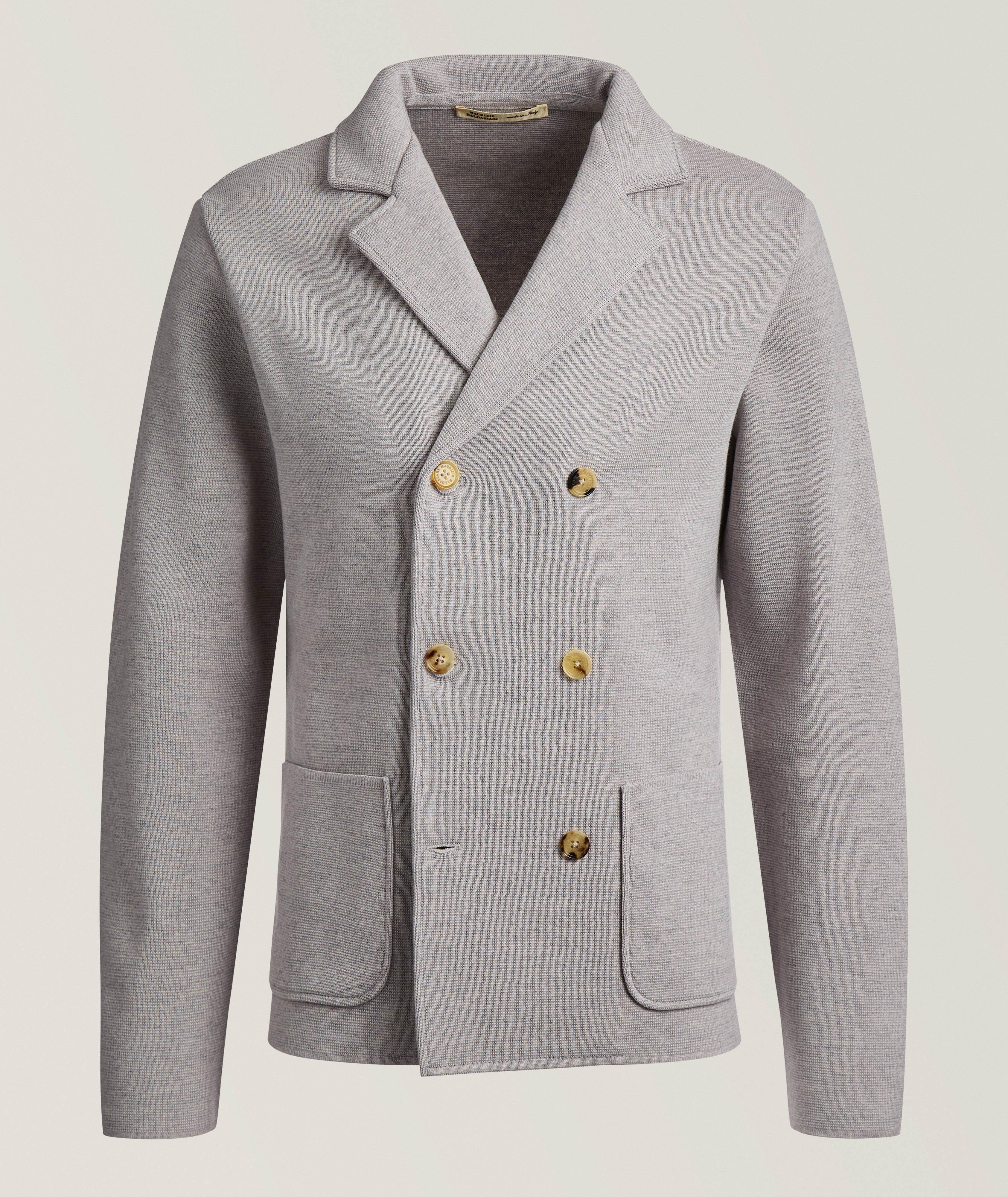 Maurizio Baldassari Cardigan point Milano double-boutonnage
