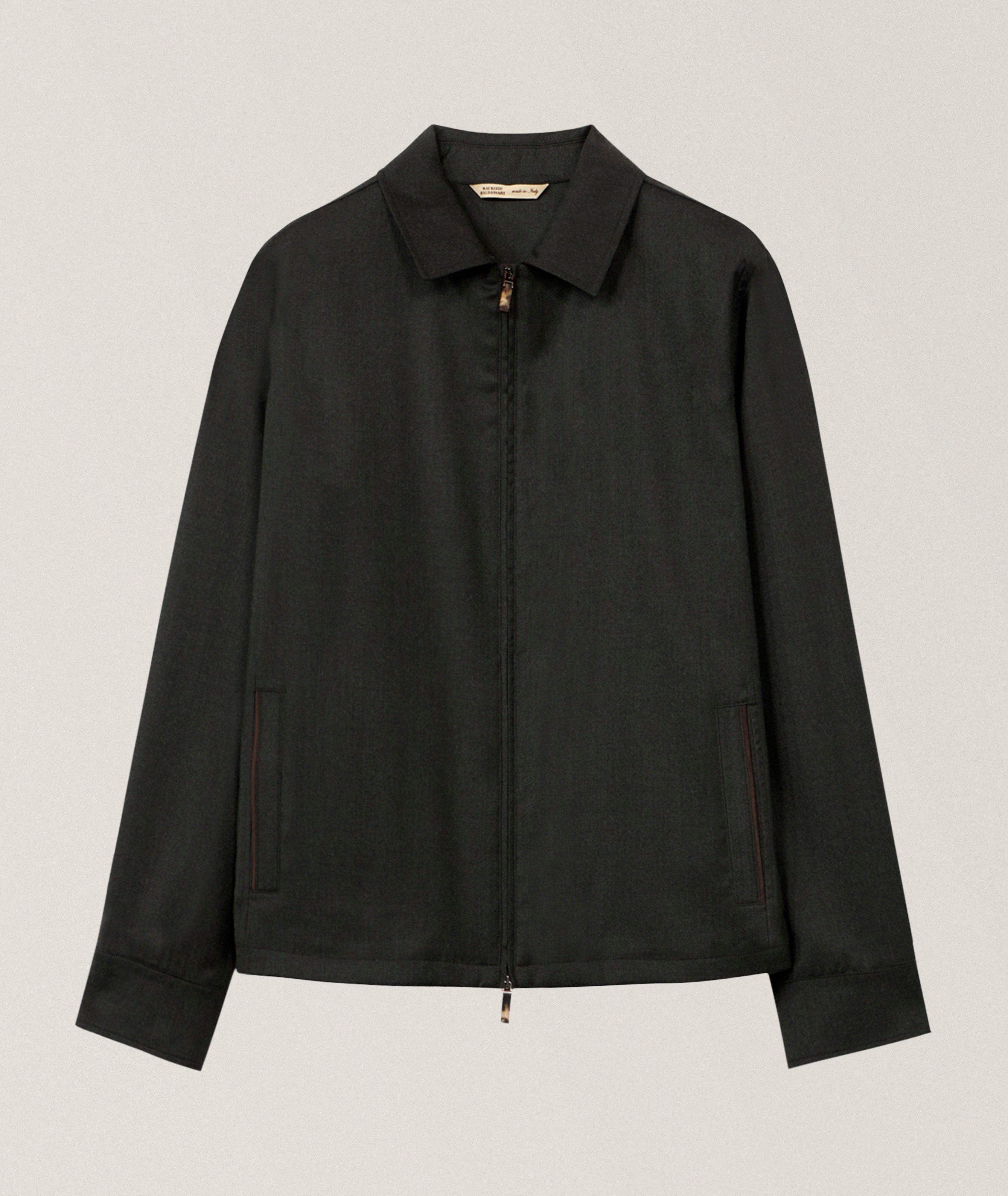 Maurizio Baldassari Stretch Virgin Wool Overshirt