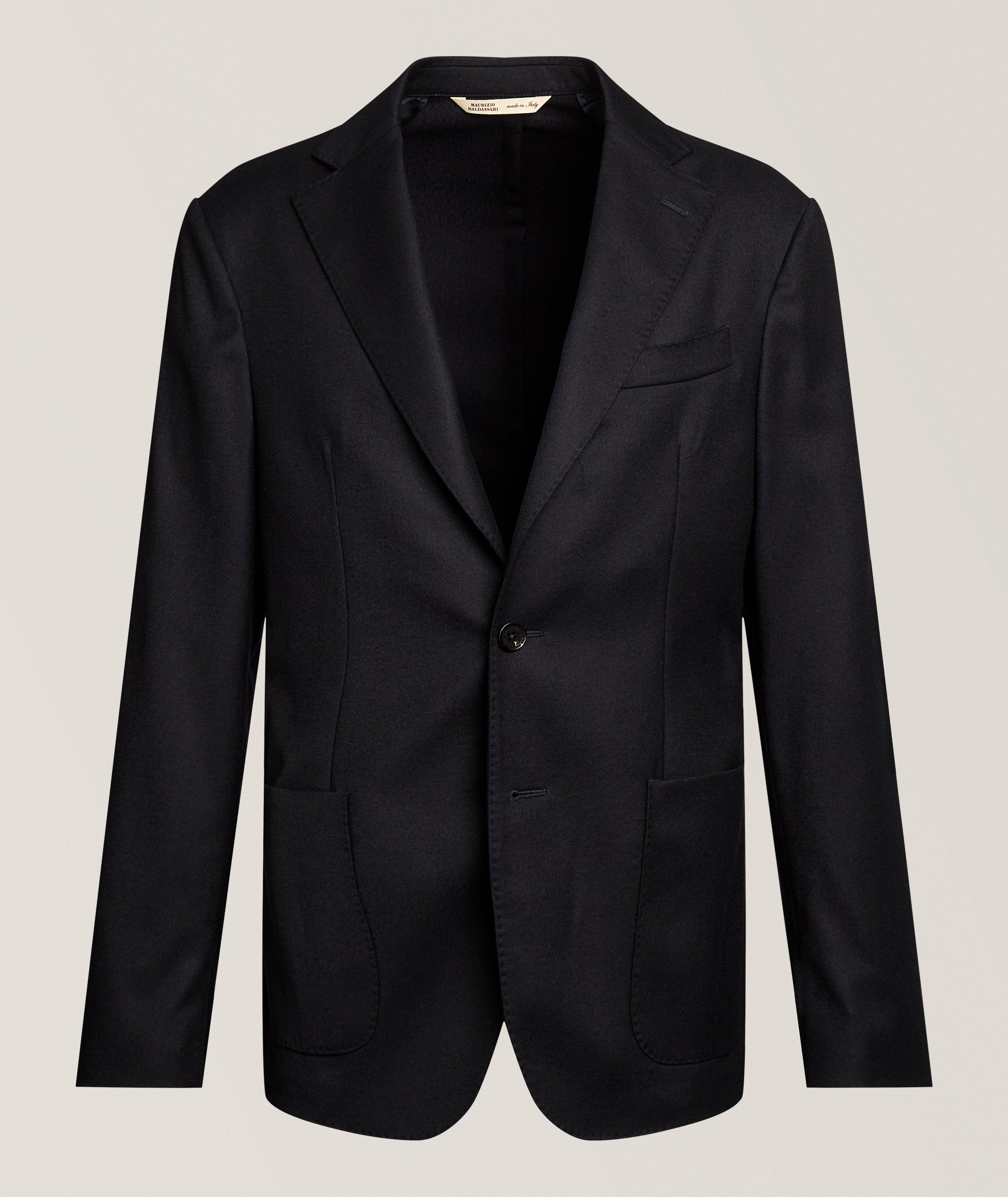 Maurizio Baldassari BALD NVY WOOL STRCH JKT
