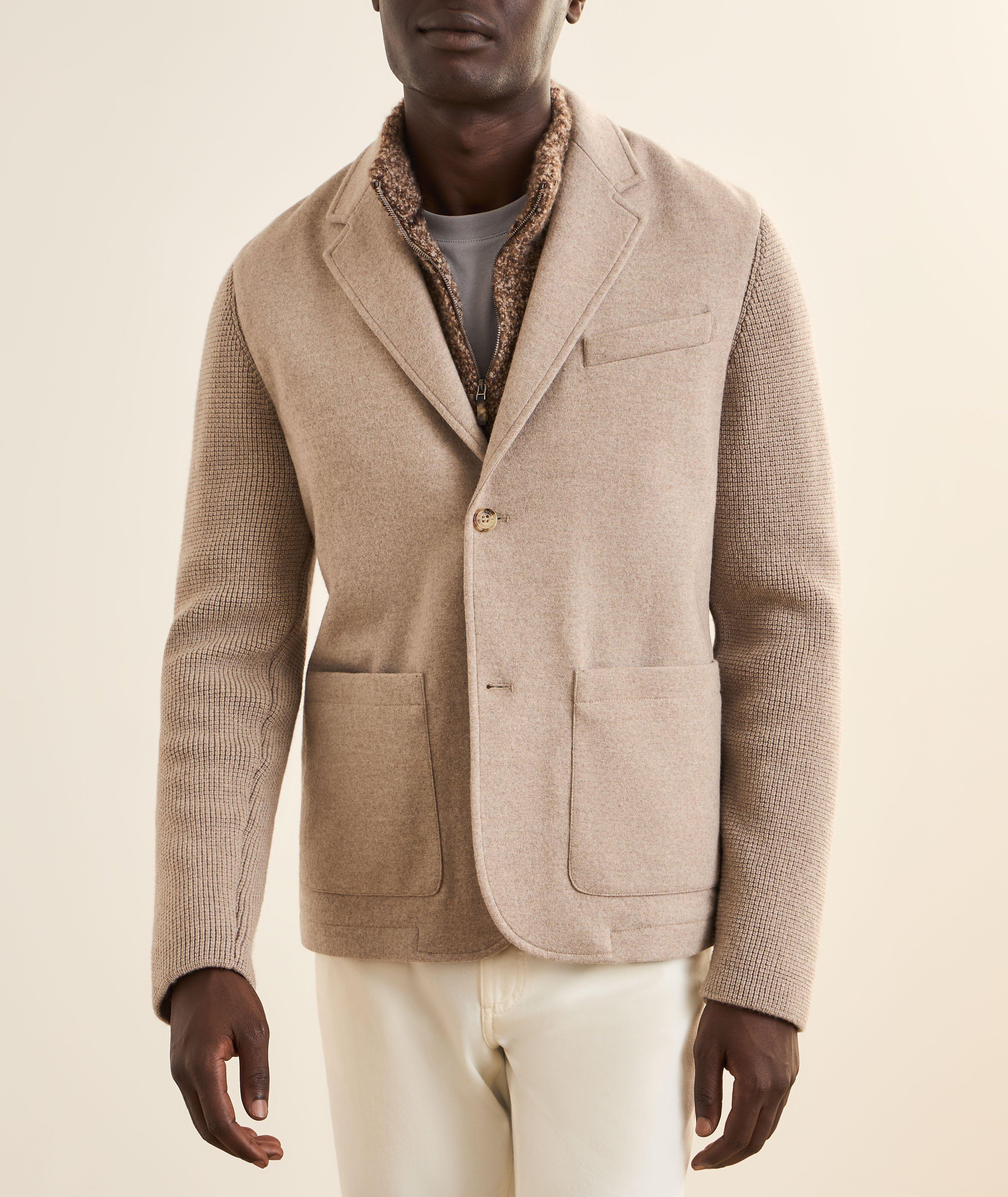 BALD BGE KNIT SLEEVE WL JKT image 1