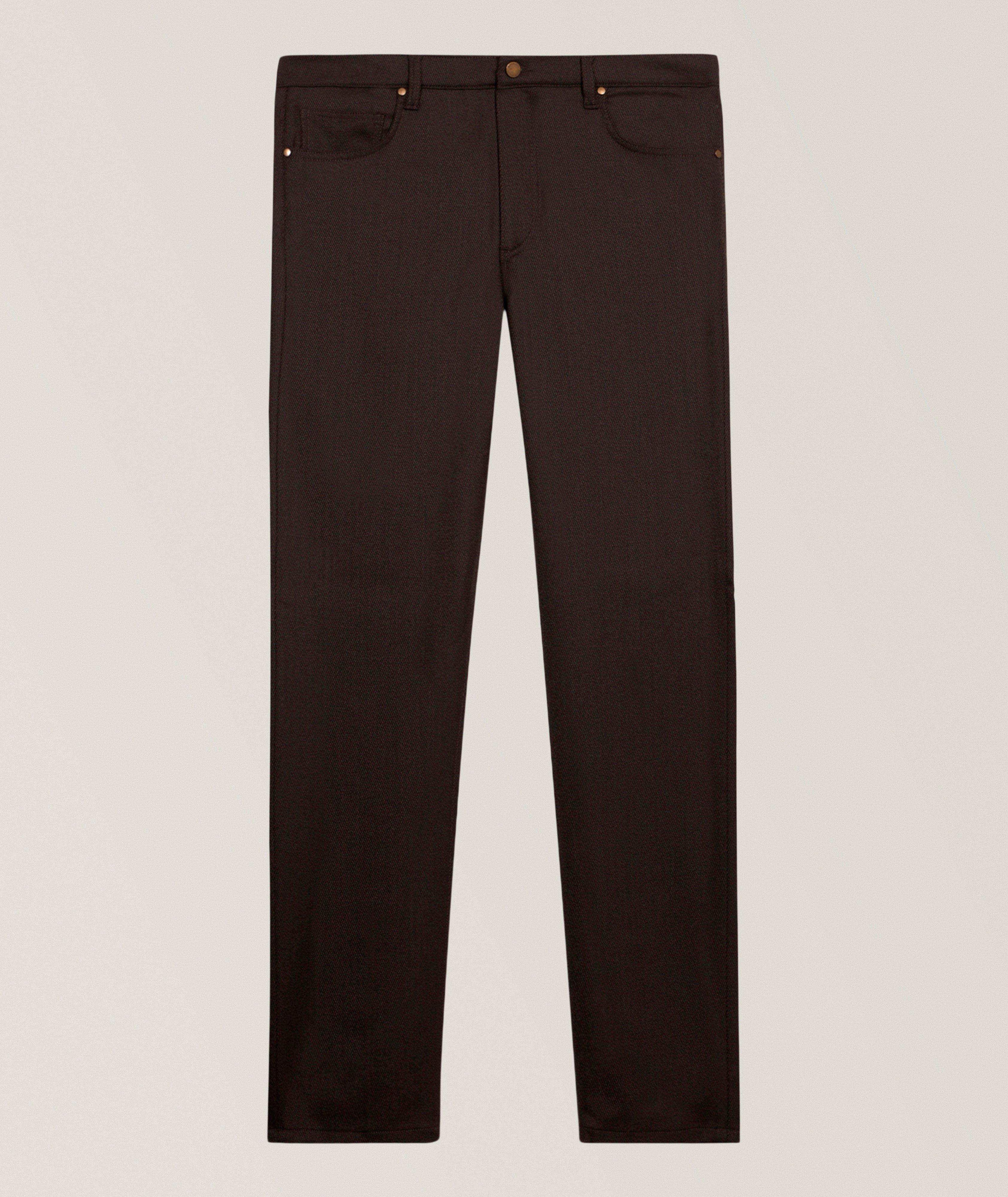 Maurizio Baldassari Pantalon cinq-poches laine-extensible Treves