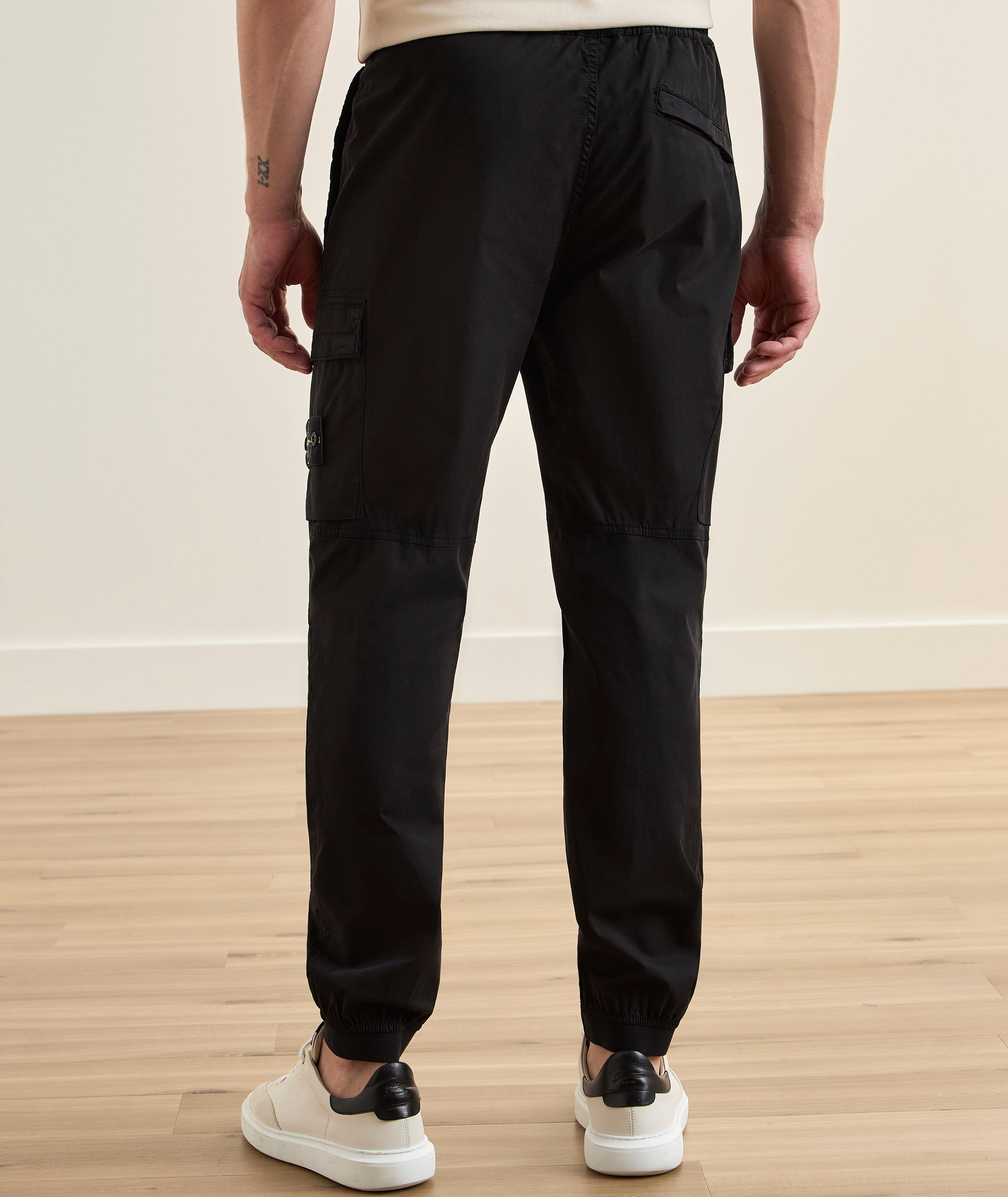 Stretch-Cotton Tapered Cargo Pants image 2