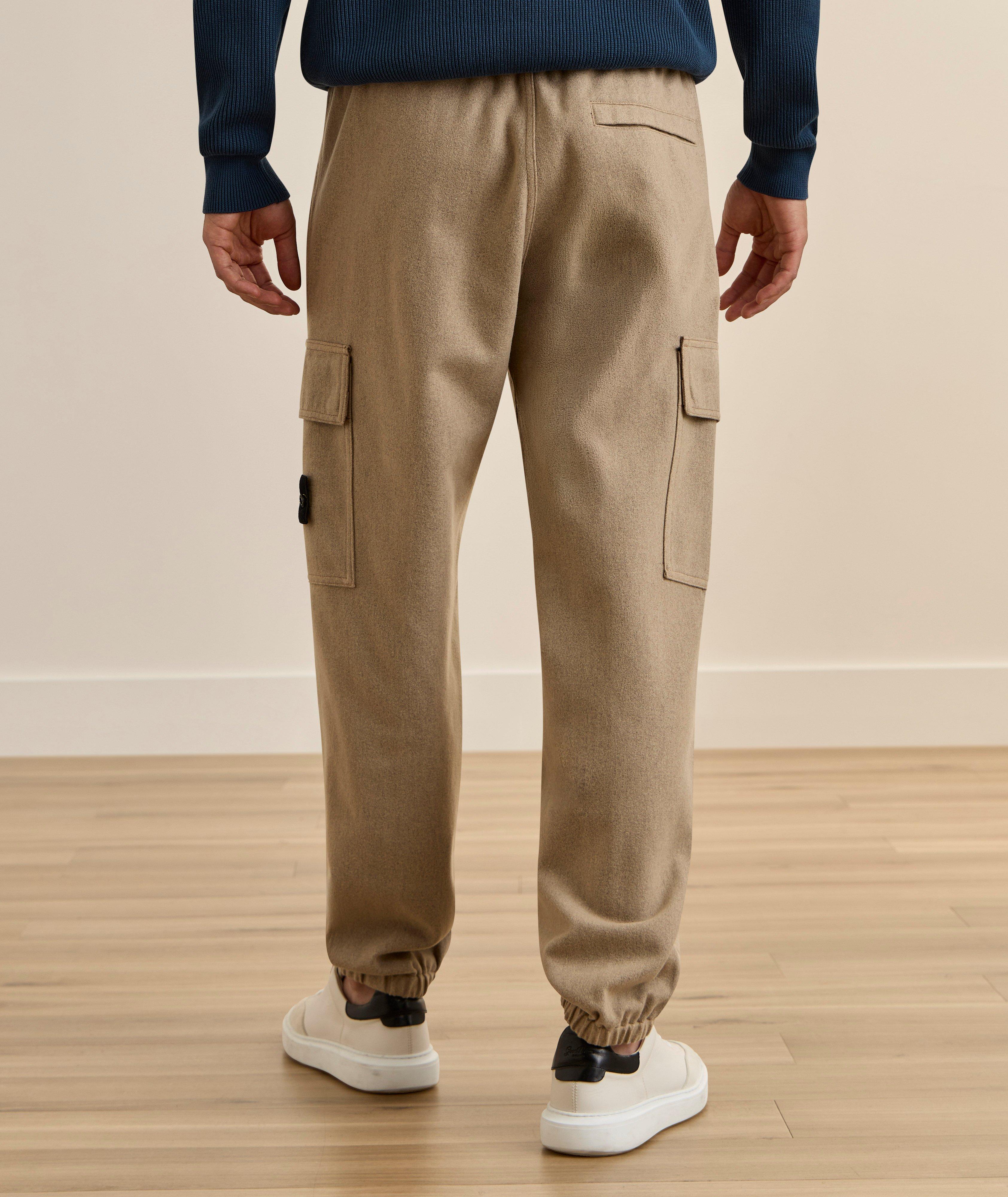 Pantalon sport cargo flanelle nylon-laine image 2