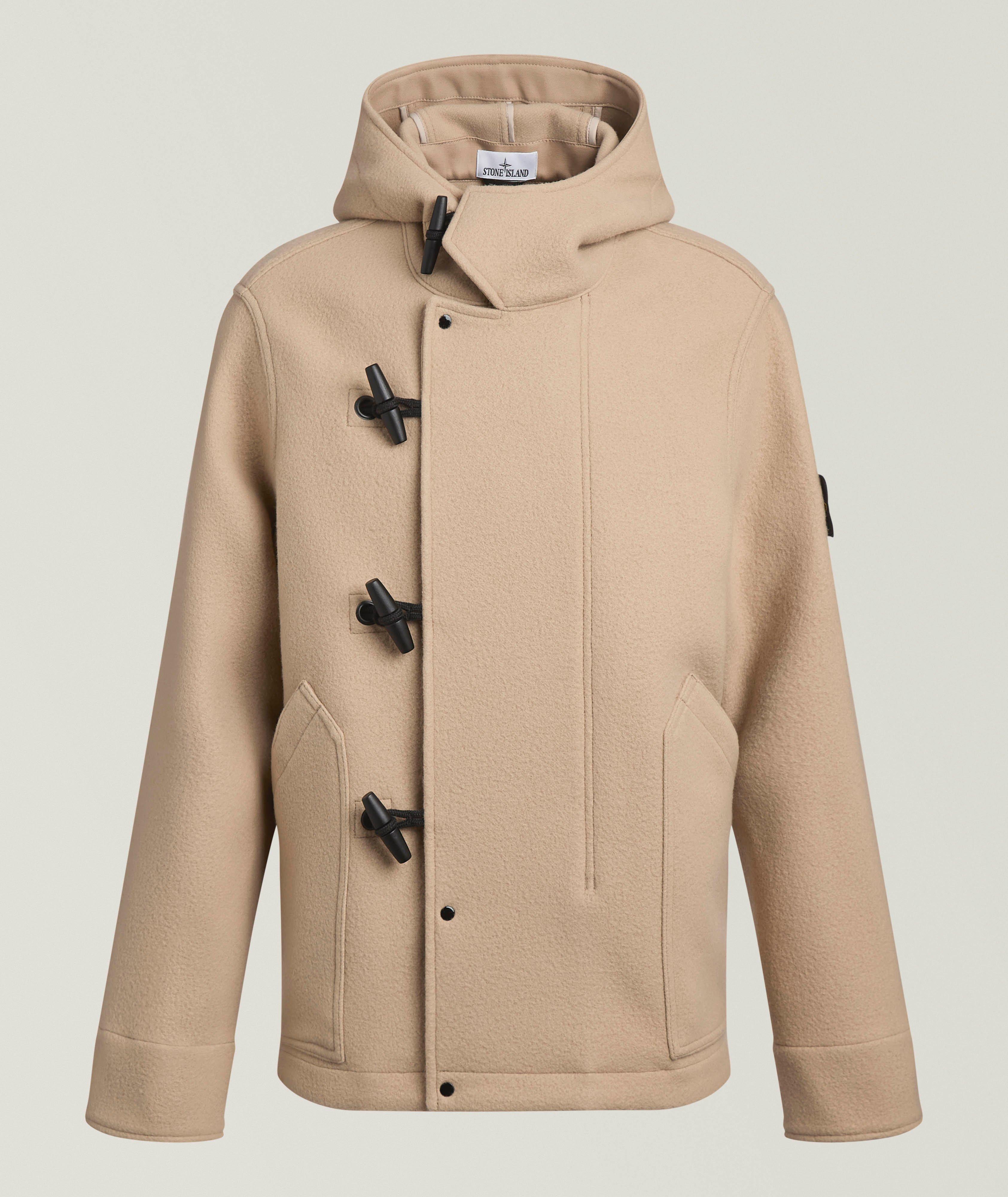 Stone Island Parka brandebourgs cachemire-laine melton