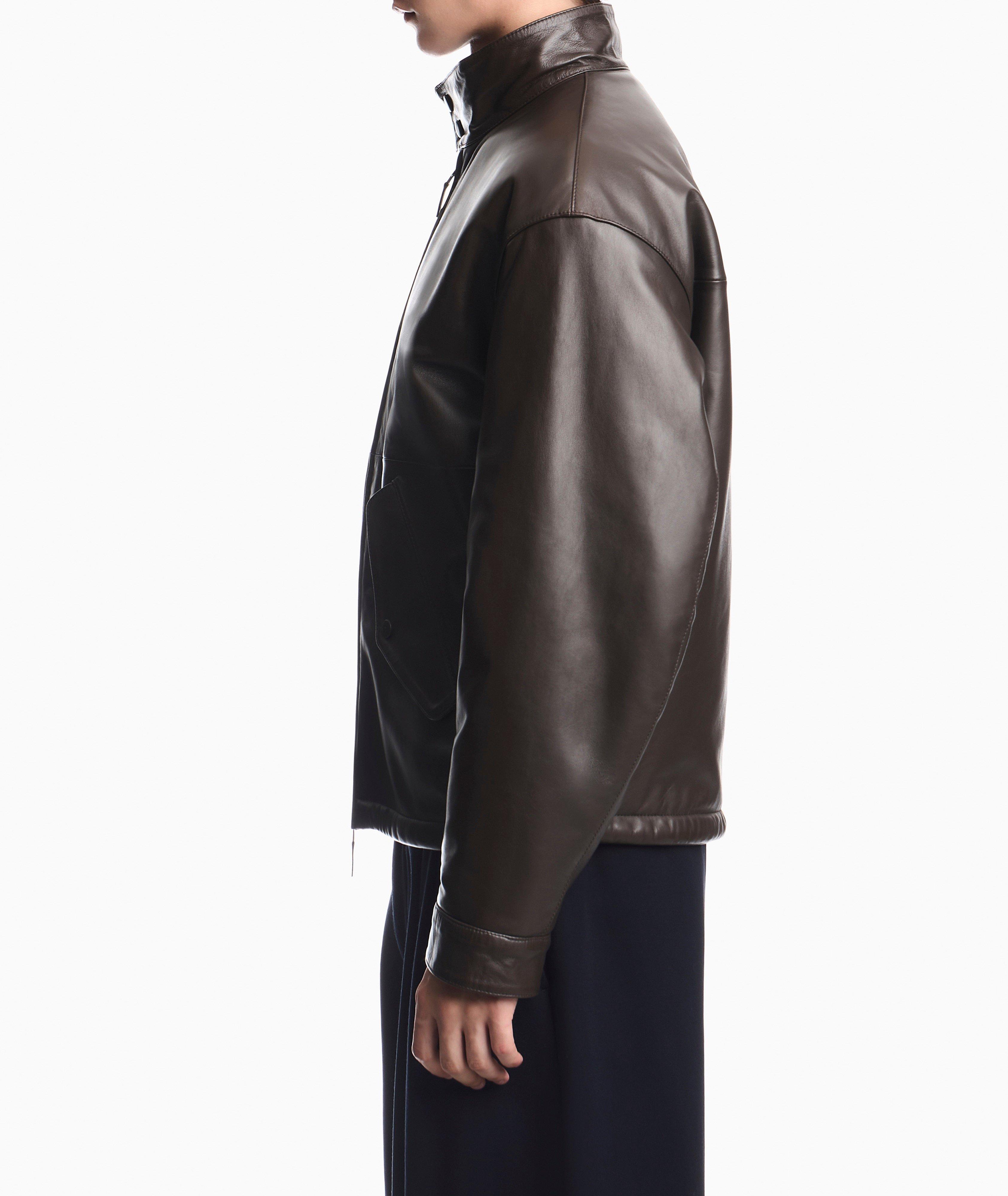 Emporio Armani Reversible Nappa Leather Blouson | Coats | Harry Rosen