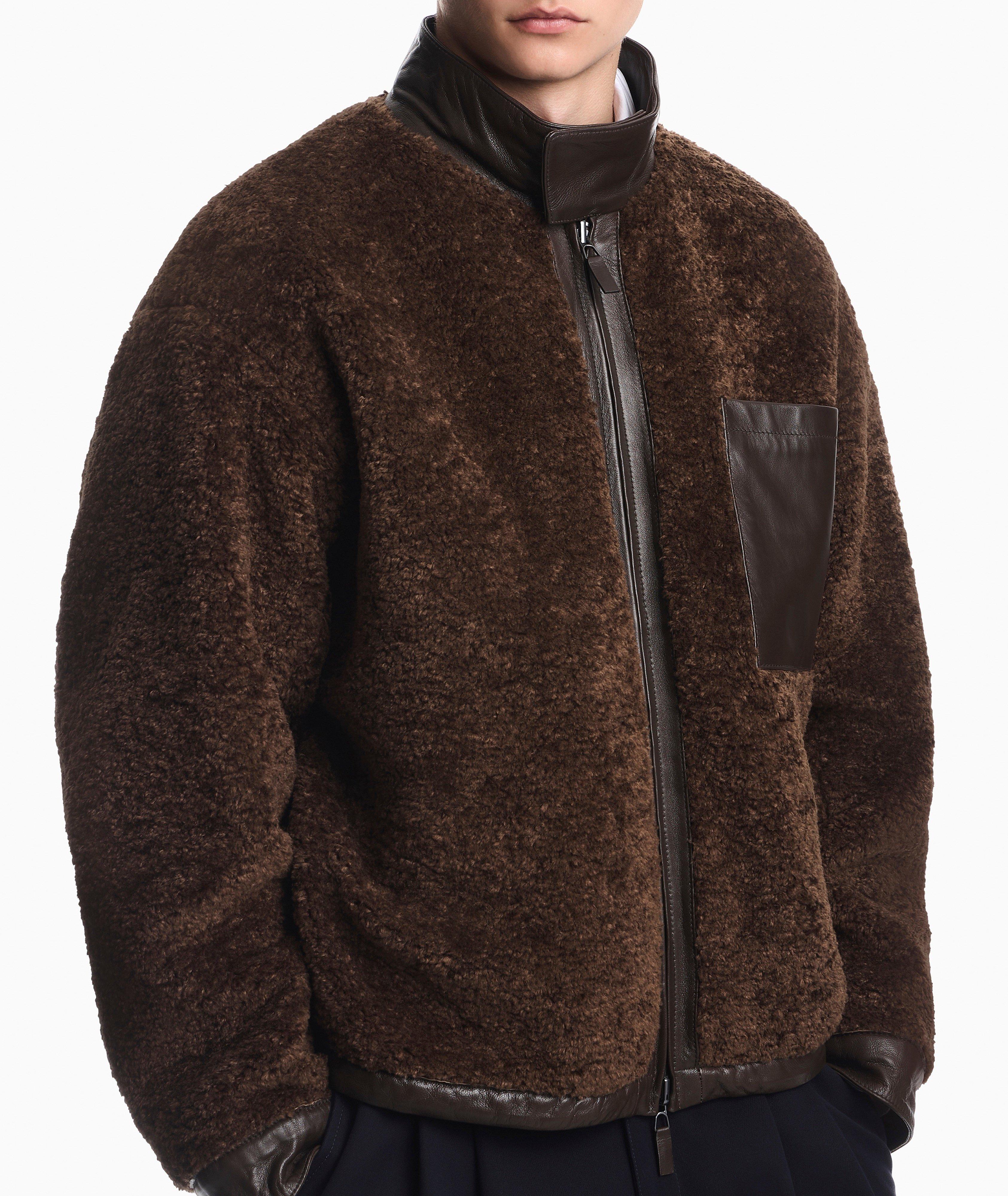 Emporio Armani Reversible Nappa Leather Blouson | Coats | Harry Rosen