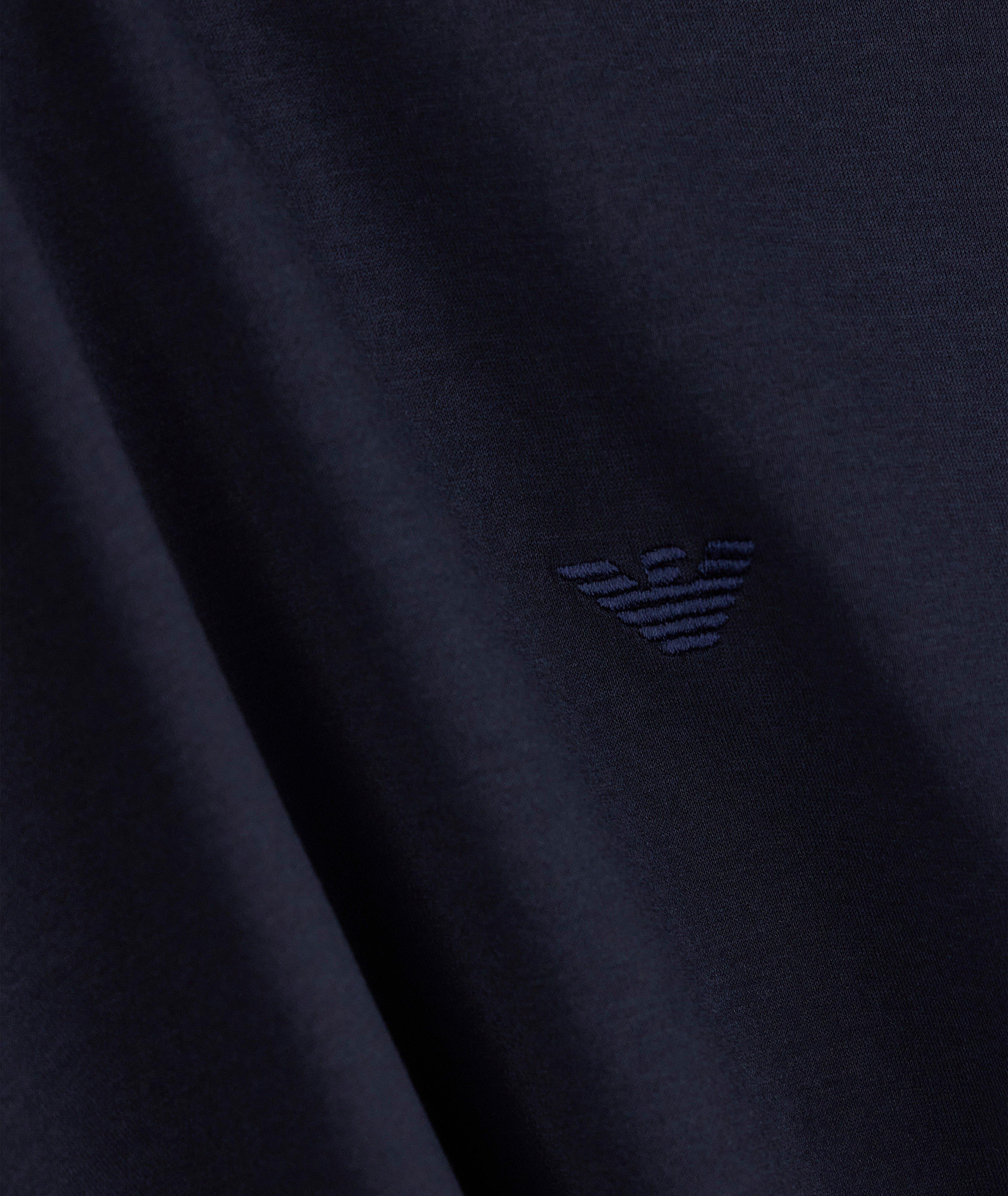 Embroidered Micro-Eagle Jersey T-shirt image 6