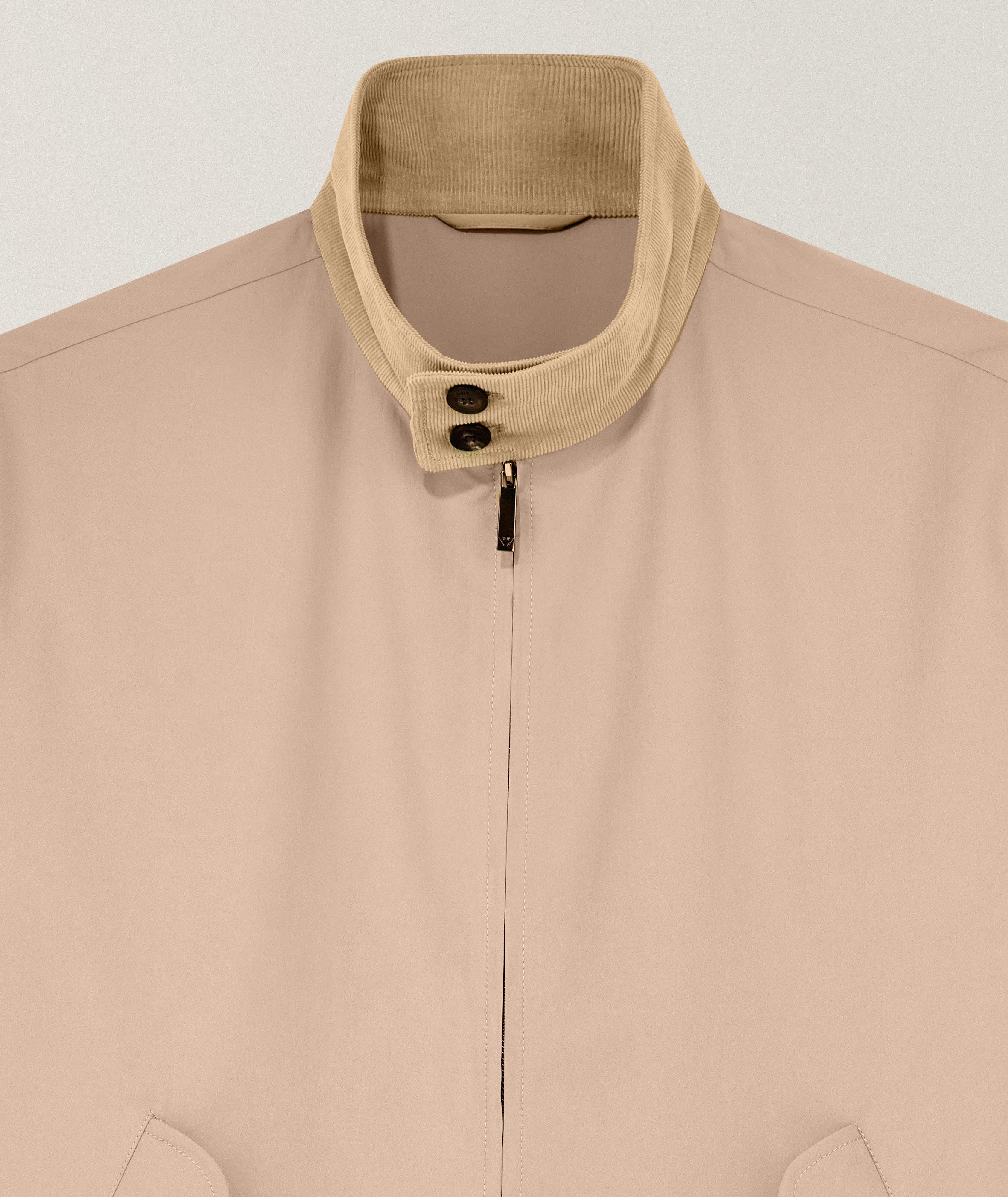 Emporio Armani Corduroy Collar Blouson | Coats | Harry Rosen