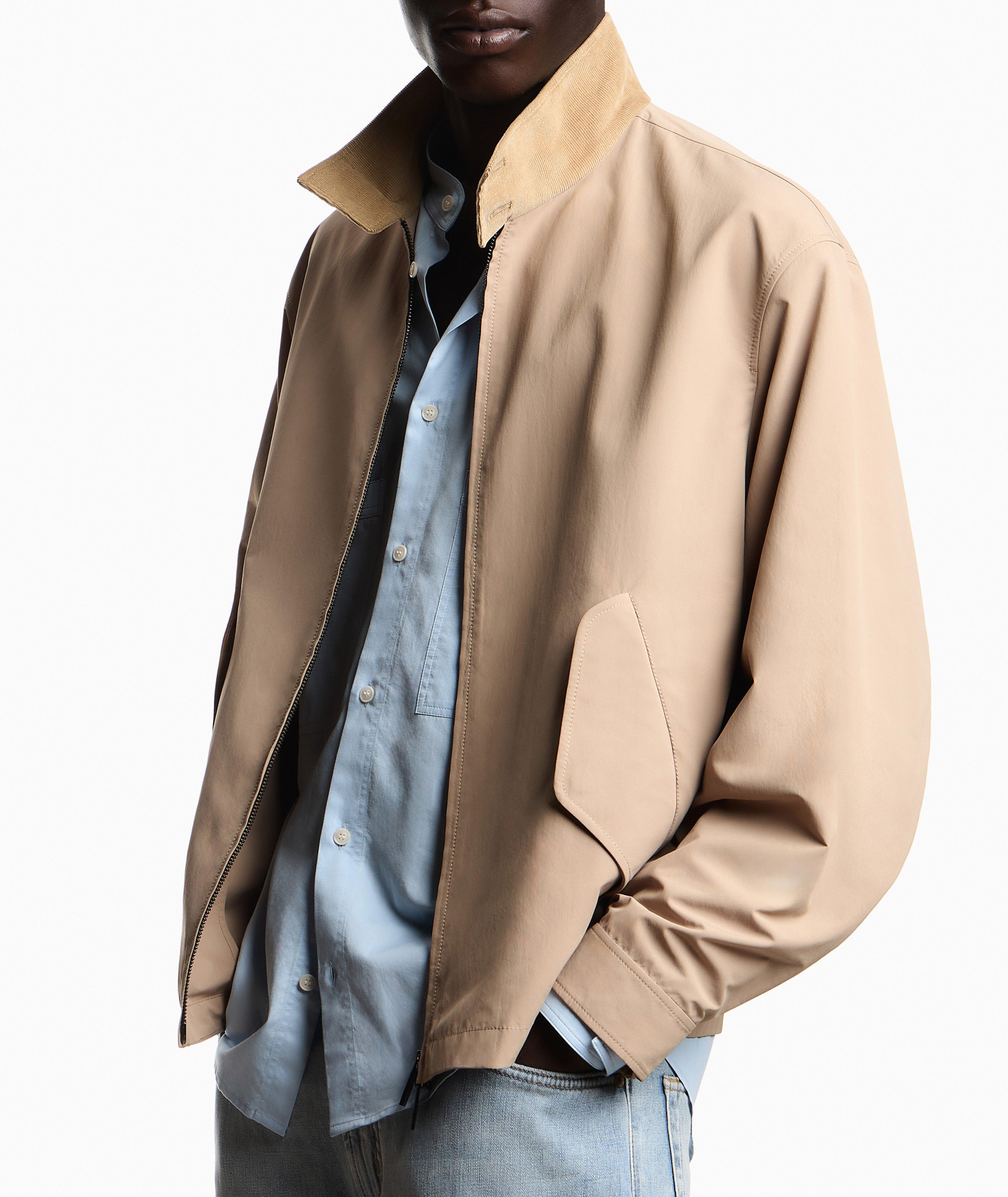 Emporio Armani Corduroy Collar Blouson | Coats | Harry Rosen
