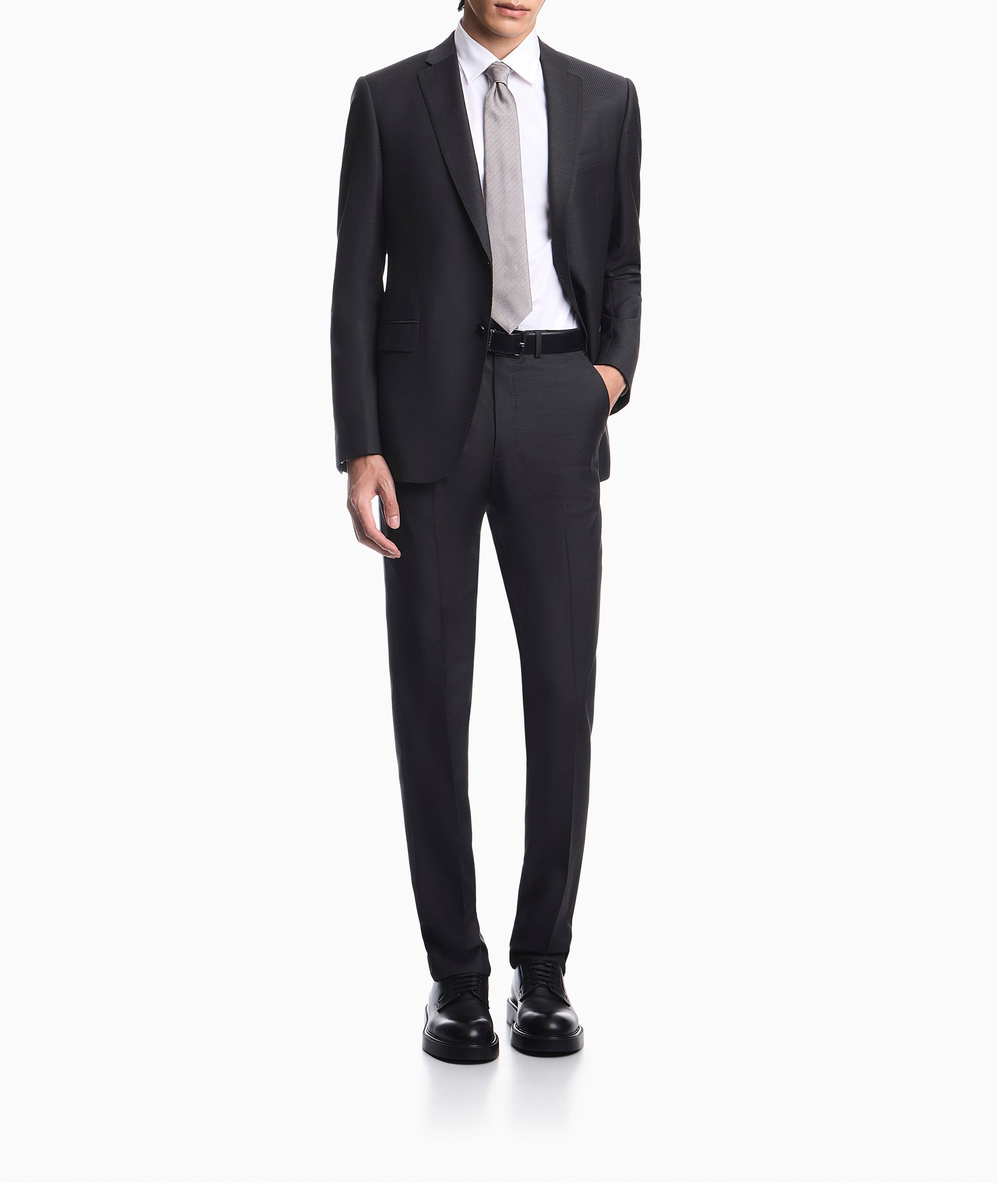 Complet en laine vierge micro-texturée image 2