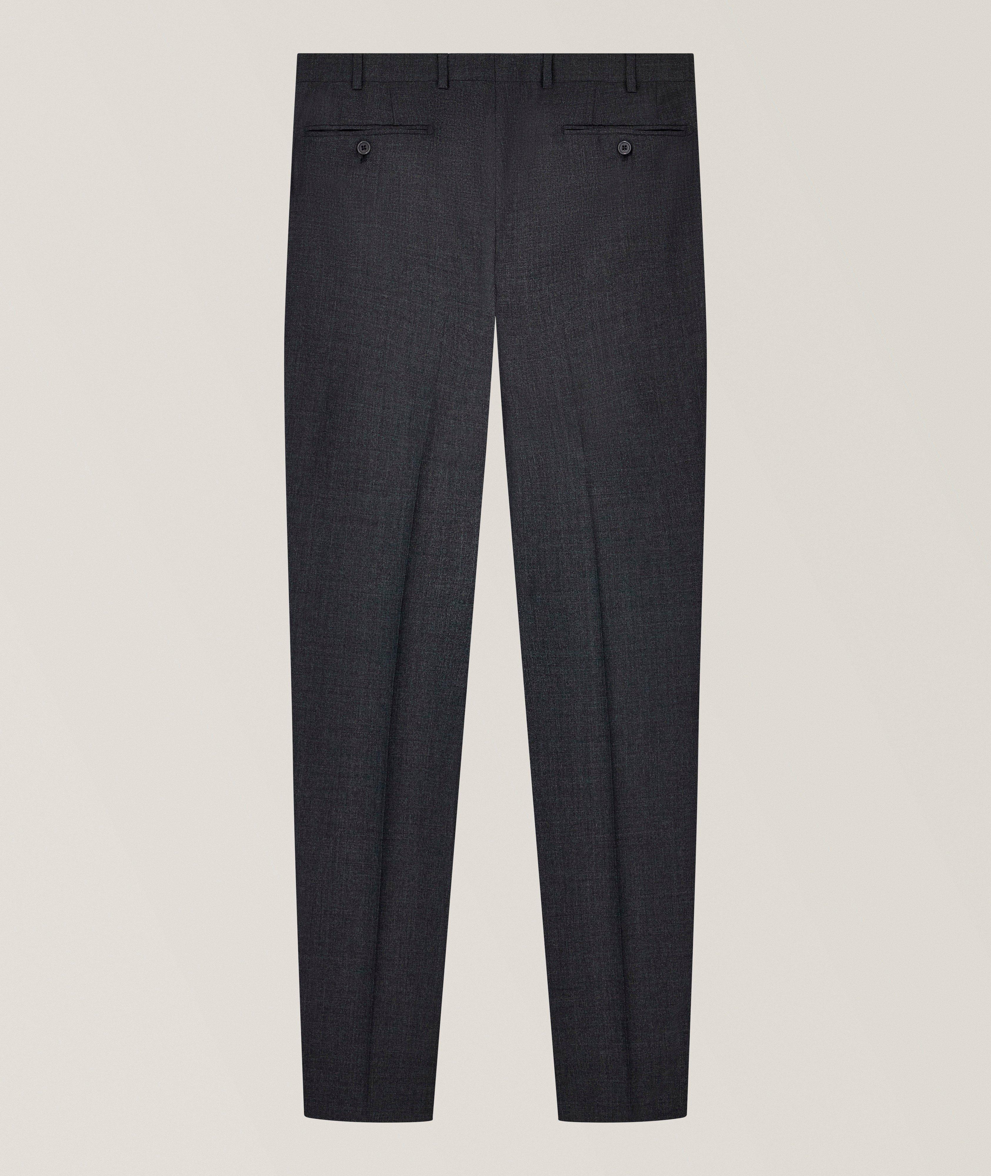 Virgin Wool Canvas Dress Pants image 1
