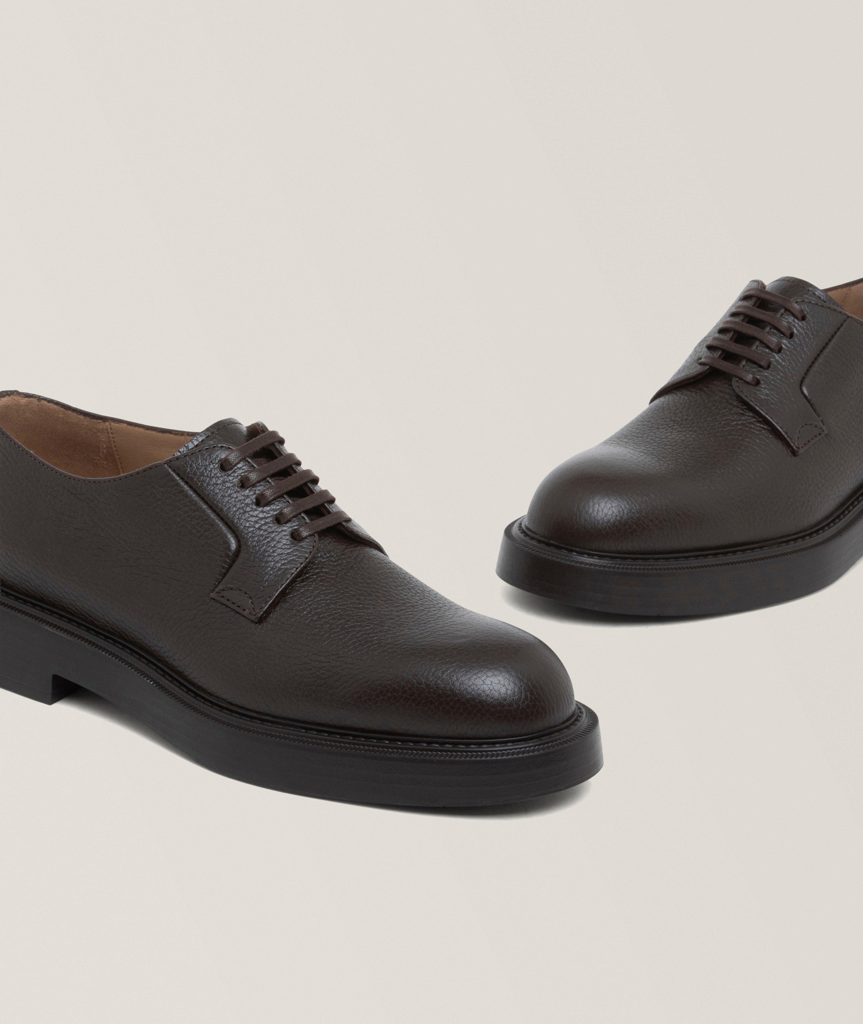Grained Leather Derbies image 3
