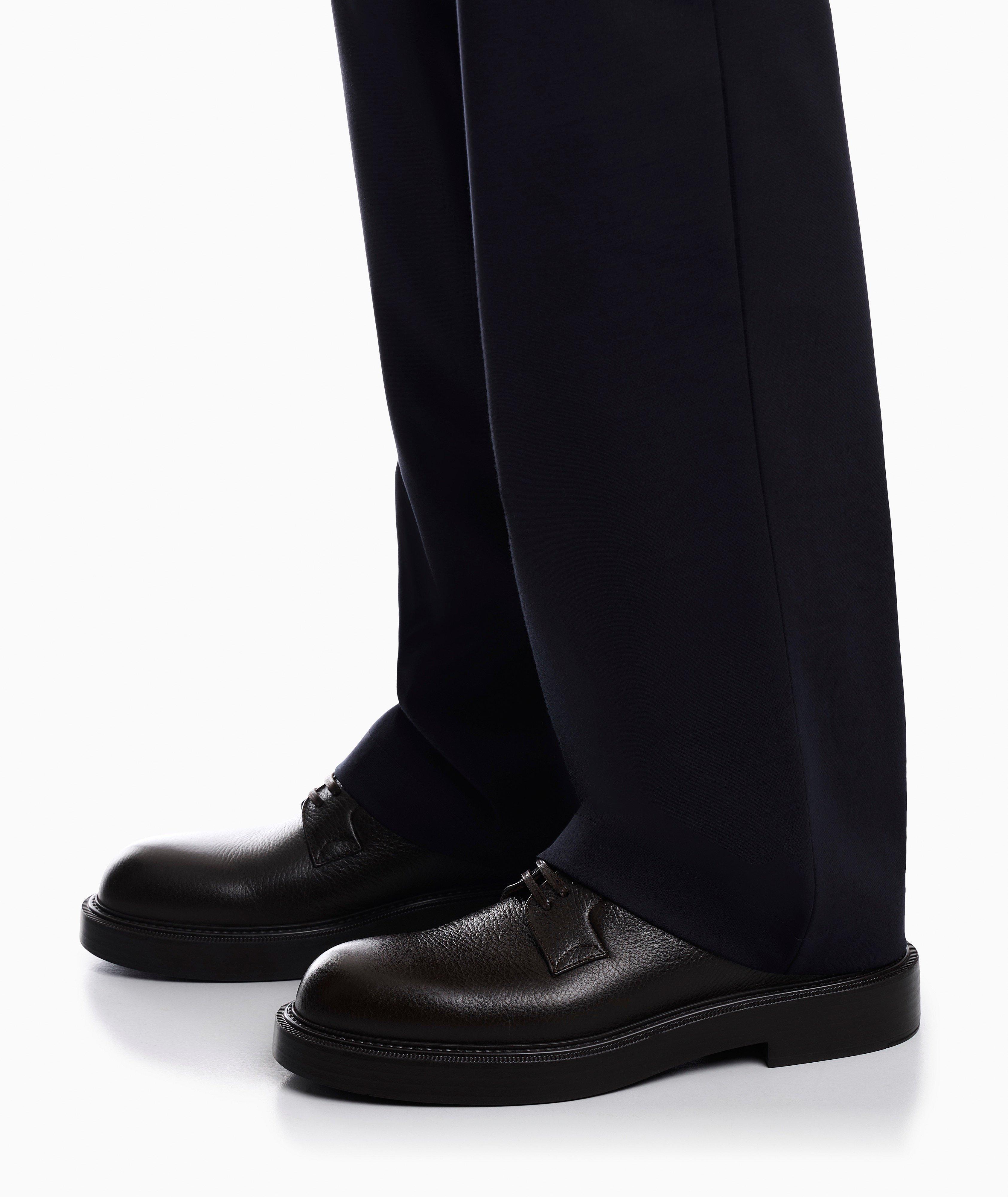 Grained Leather Derbies image 6