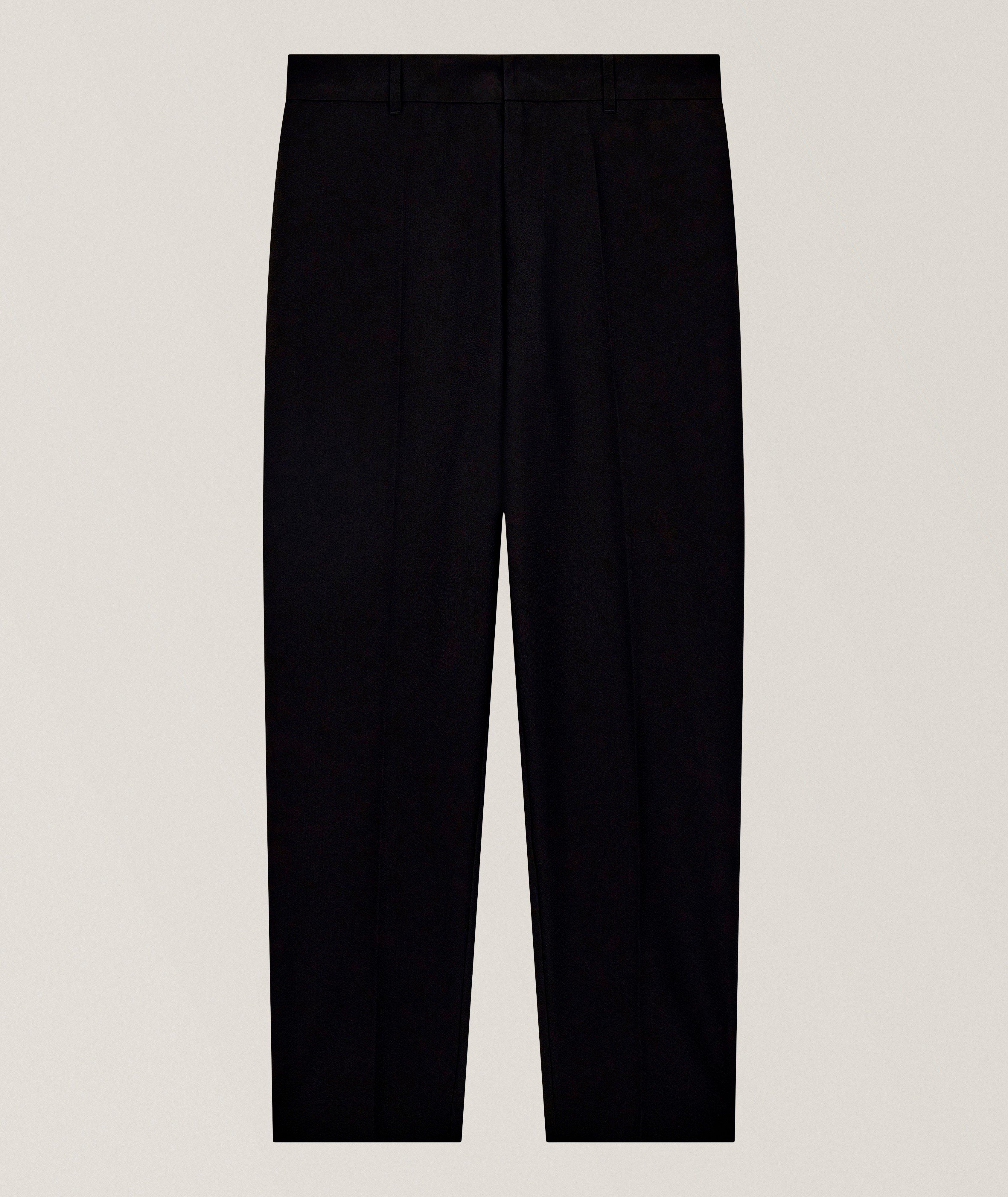 Emporio Armani Pantalon rembourré duvet seersucker