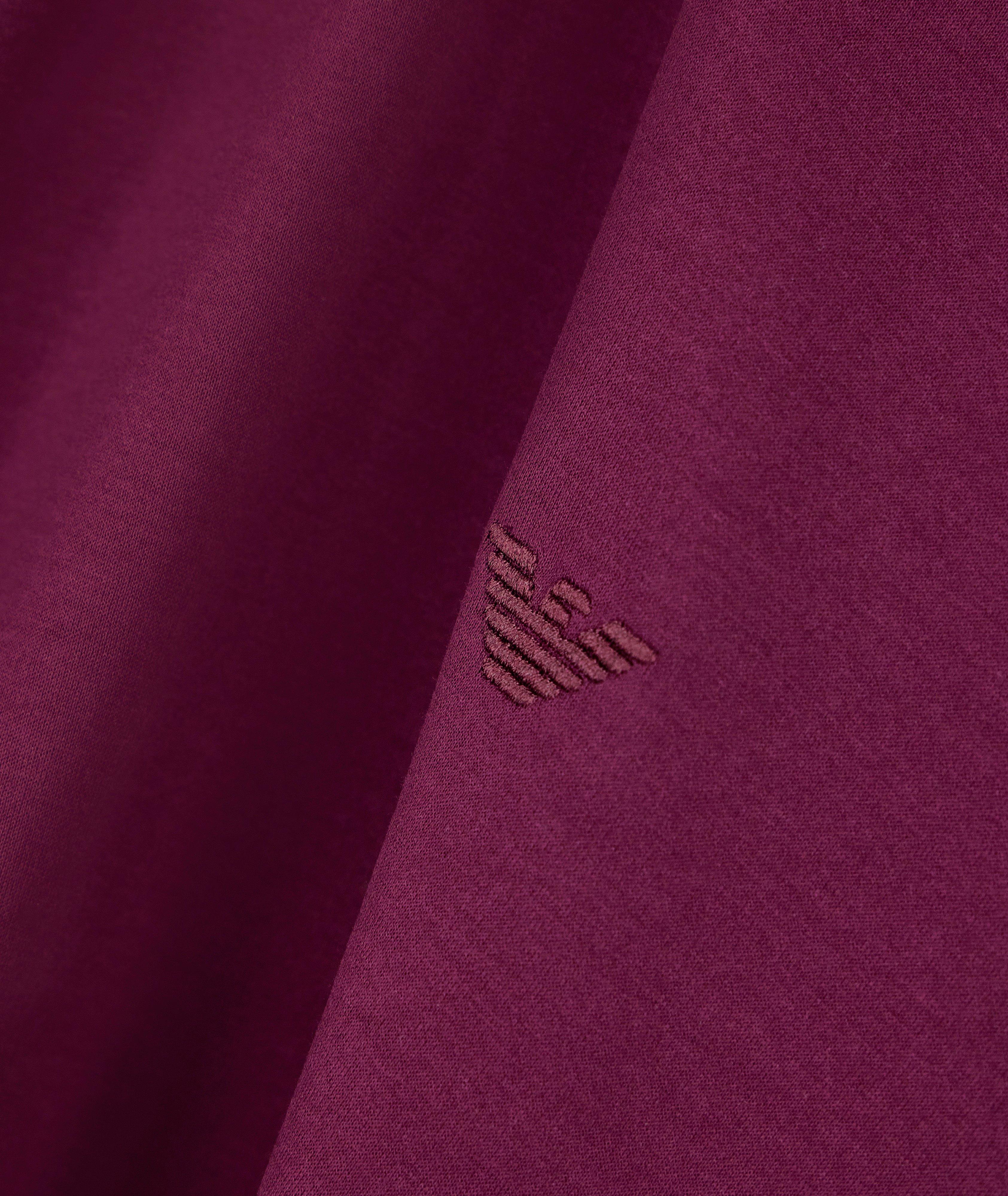 Embroidered Micro-Eagle Jersey T-shirt image 6